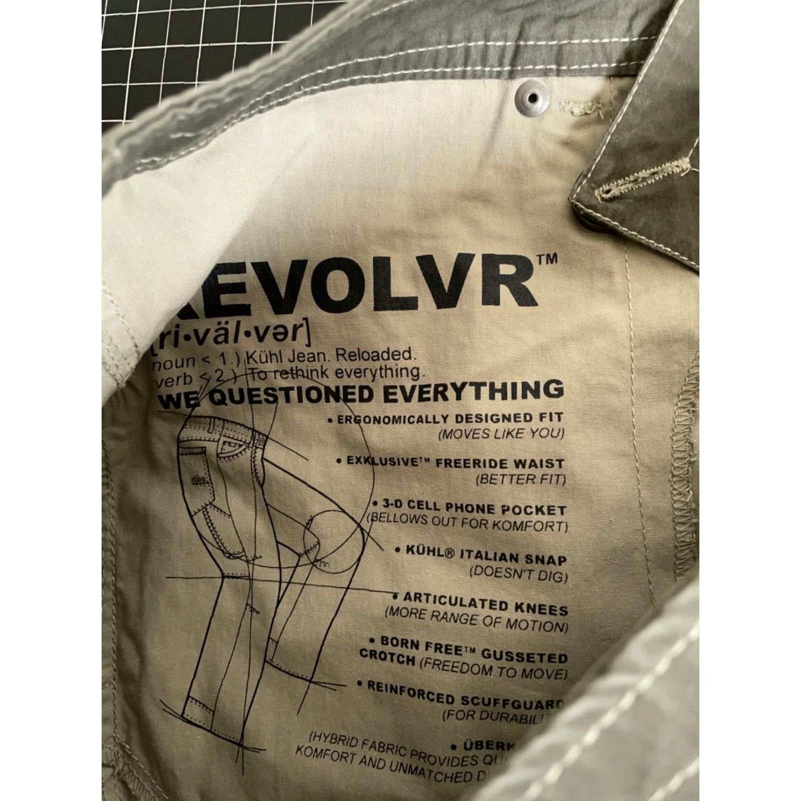 Vintage VINTAGE Kuhl Revolvr Pants Men 34 x 34 Green Chino Casual Outdoor Lightweight Size US 36 / EU 52 - 4 Thumbnail