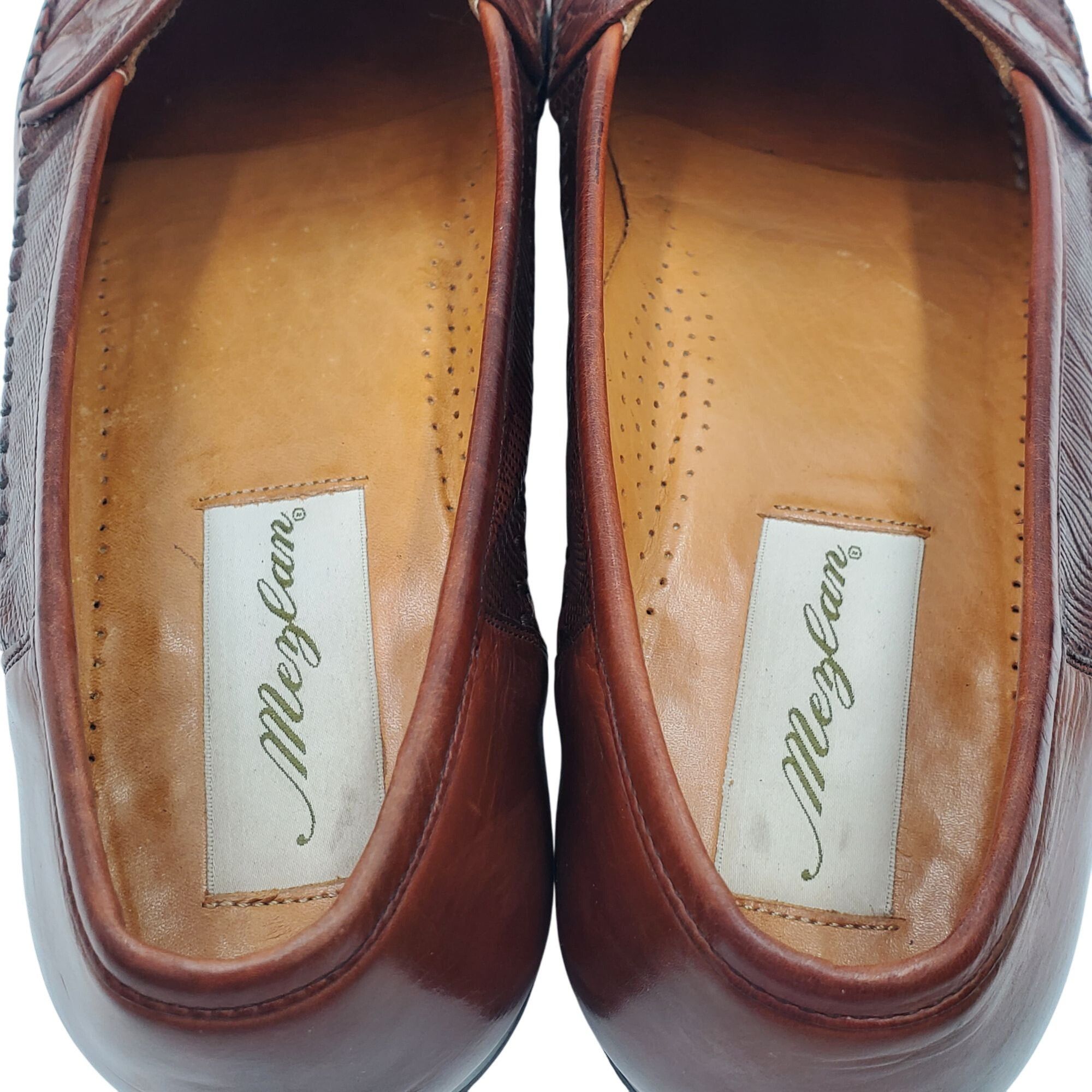 Mezlan Mezlan Sebastian Men's size 9 Brown Exotic Lizard loafer dre Size US 9 / EU 42 - 12 Thumbnail