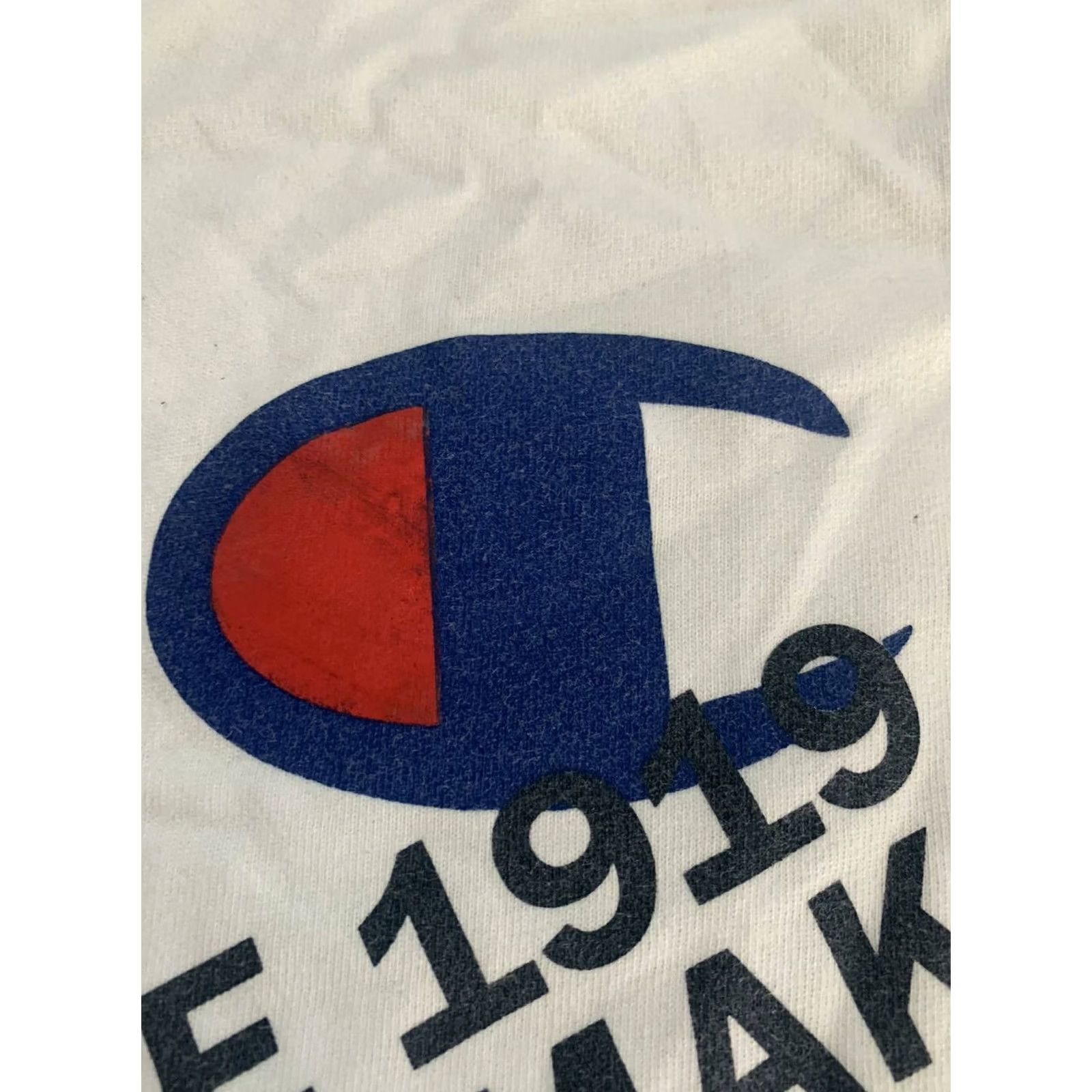 Champion CHAMPION MENS SHORT SLEEVE SHIRT T-SHIRT TEE JERSEY TRIKOT CAMISETA SIZE S White Logo Vintage: No Size US S / EU 44-46 / 1 - 4 Thumbnail