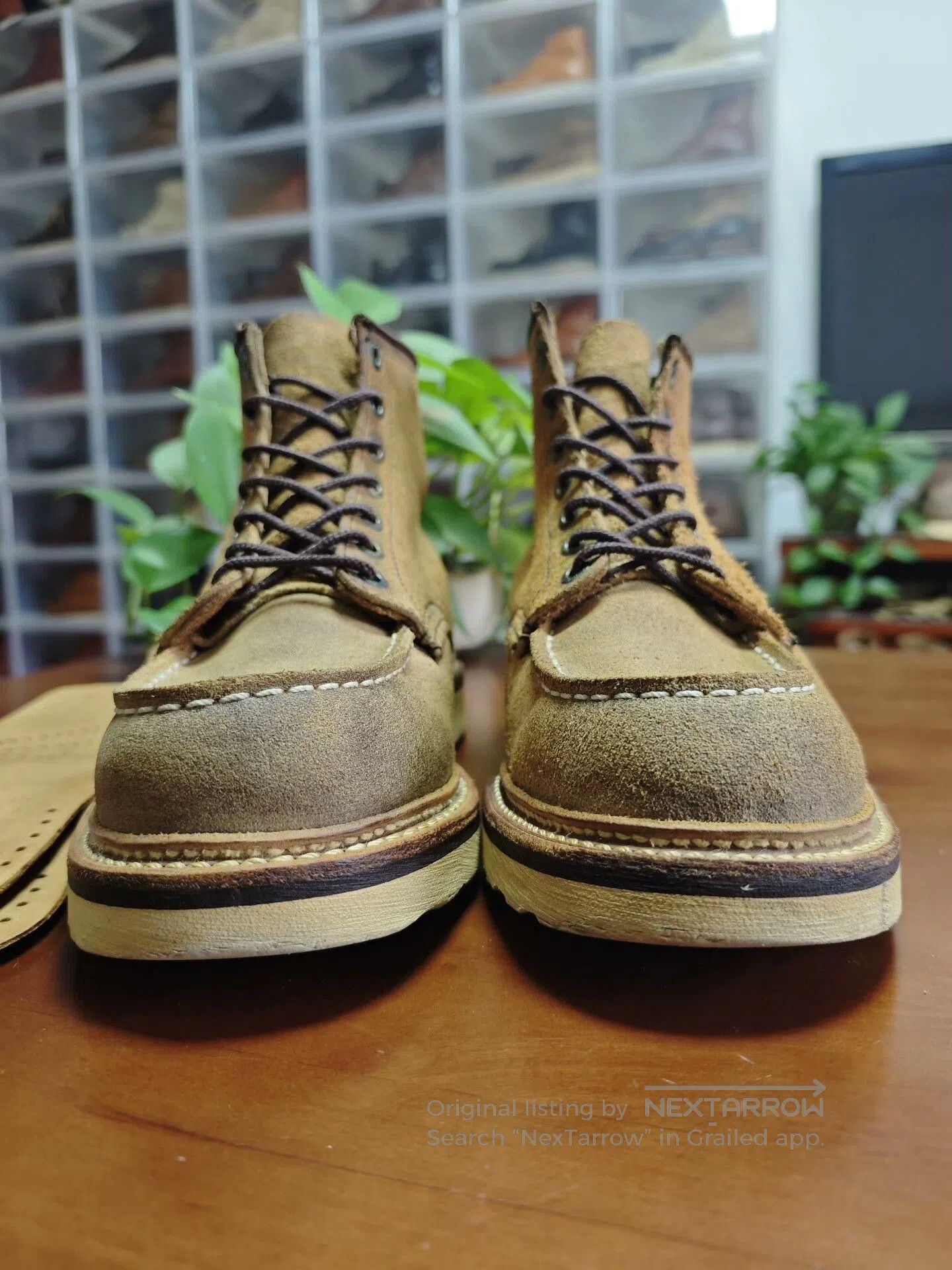 Red Wing Red Wing 1907 Suede Work Boot. Size US 7.5 / EU 40-41 - 3 Thumbnail