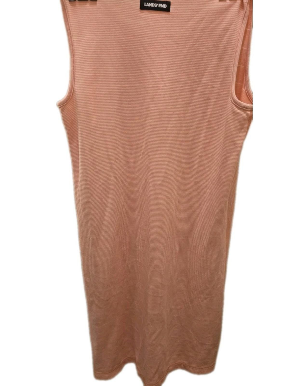 Lands' End Lands End Pink White Pin Striped Sleeveless Dress Womens Siz Size M / US 6-8 / IT 42-44 - 7 Thumbnail