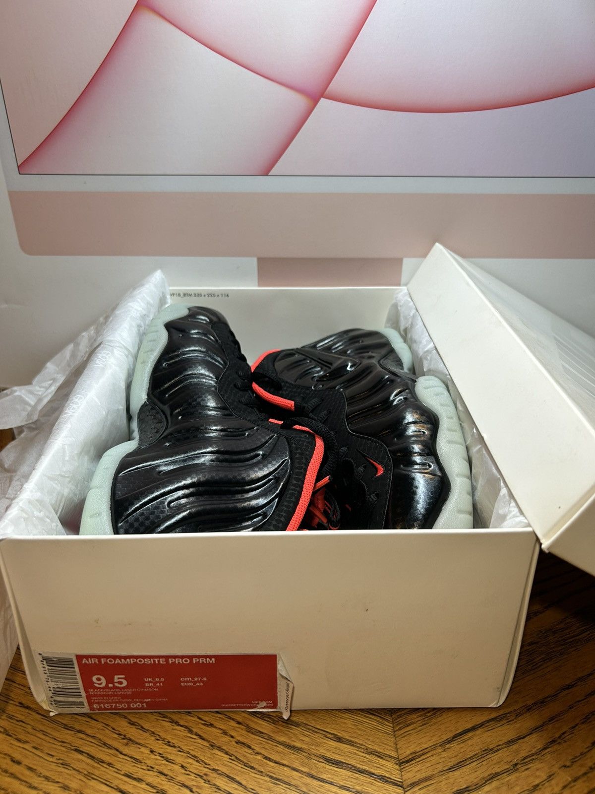 Nike Size 9.5 - Nike Air Foamposite Pro Prm YZY 2014 Size US 9.5 / EU 42-43 - 3 Thumbnail