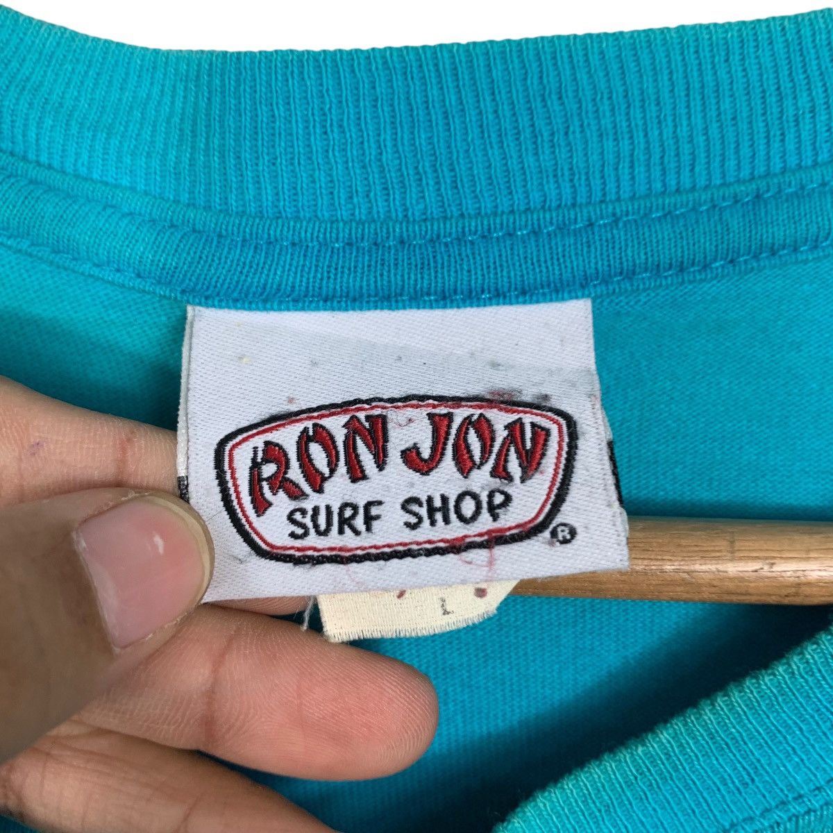 Ron Jon Surf Shop 90’s RON JON SURF SHOP Big Logo Long Sleeve Tees #2847-C128 Size US L / EU 52-54 / 3 - 14 Thumbnail
