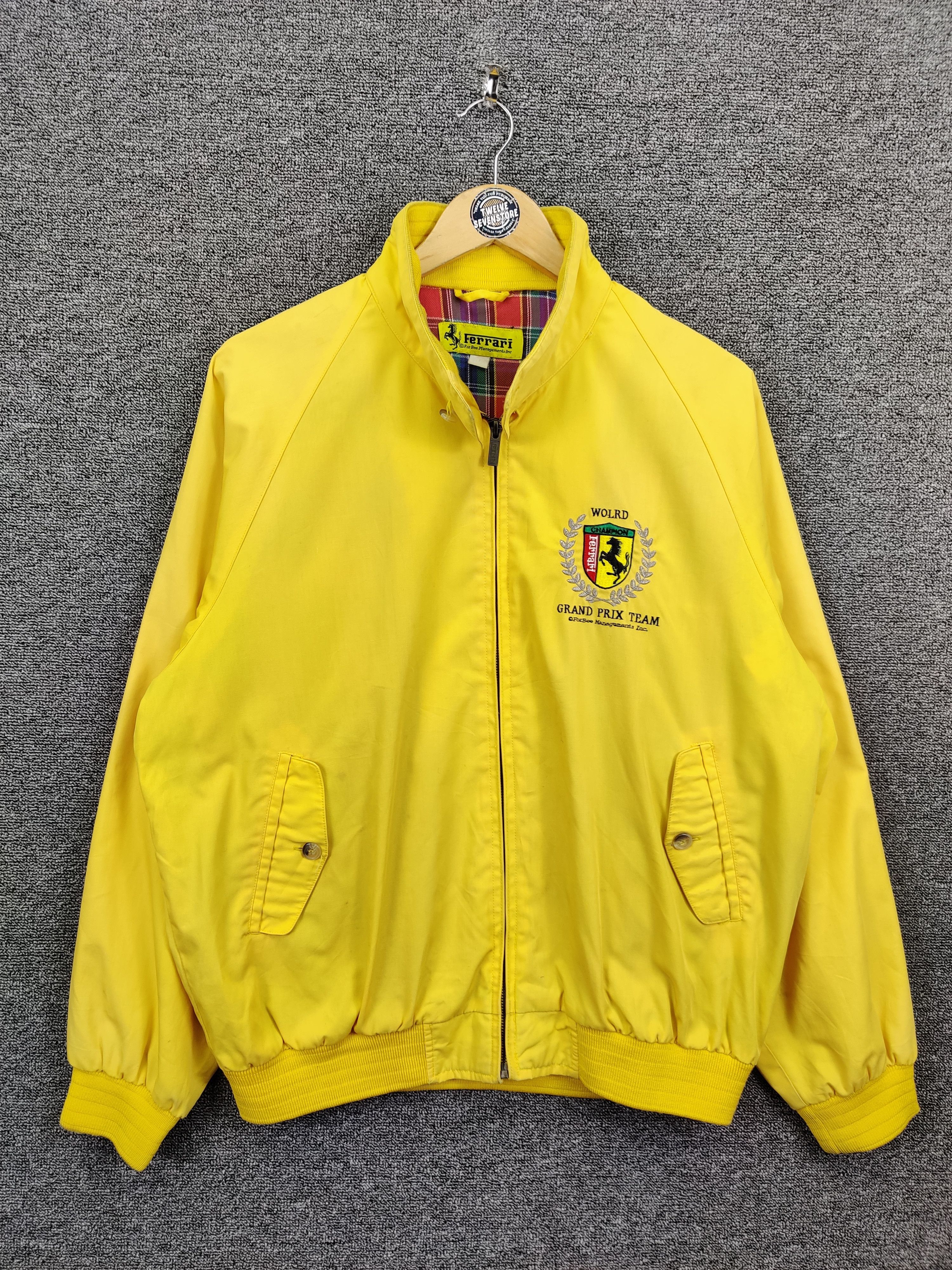 Ferrari Vintage 90s Ferrari Grand Prix Team Racing Jacket Size US L / EU 52-54 / 3 - 1 Thumbnail