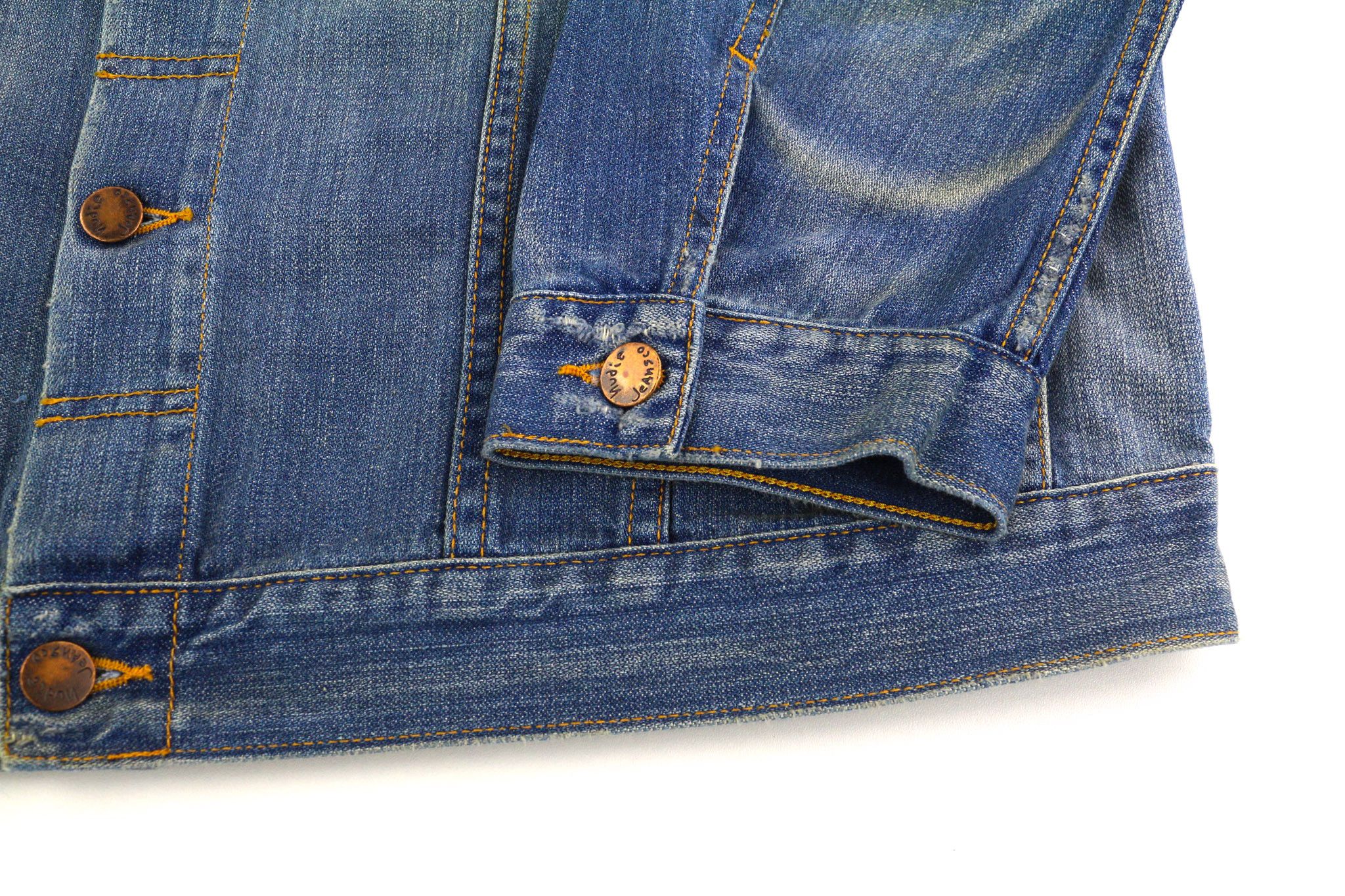 Nudie Jeans PERRY 2XL Organic Bright Broken Mid Blue Washed 82441 Size US XXL / EU 58 / 5 - 5 Thumbnail