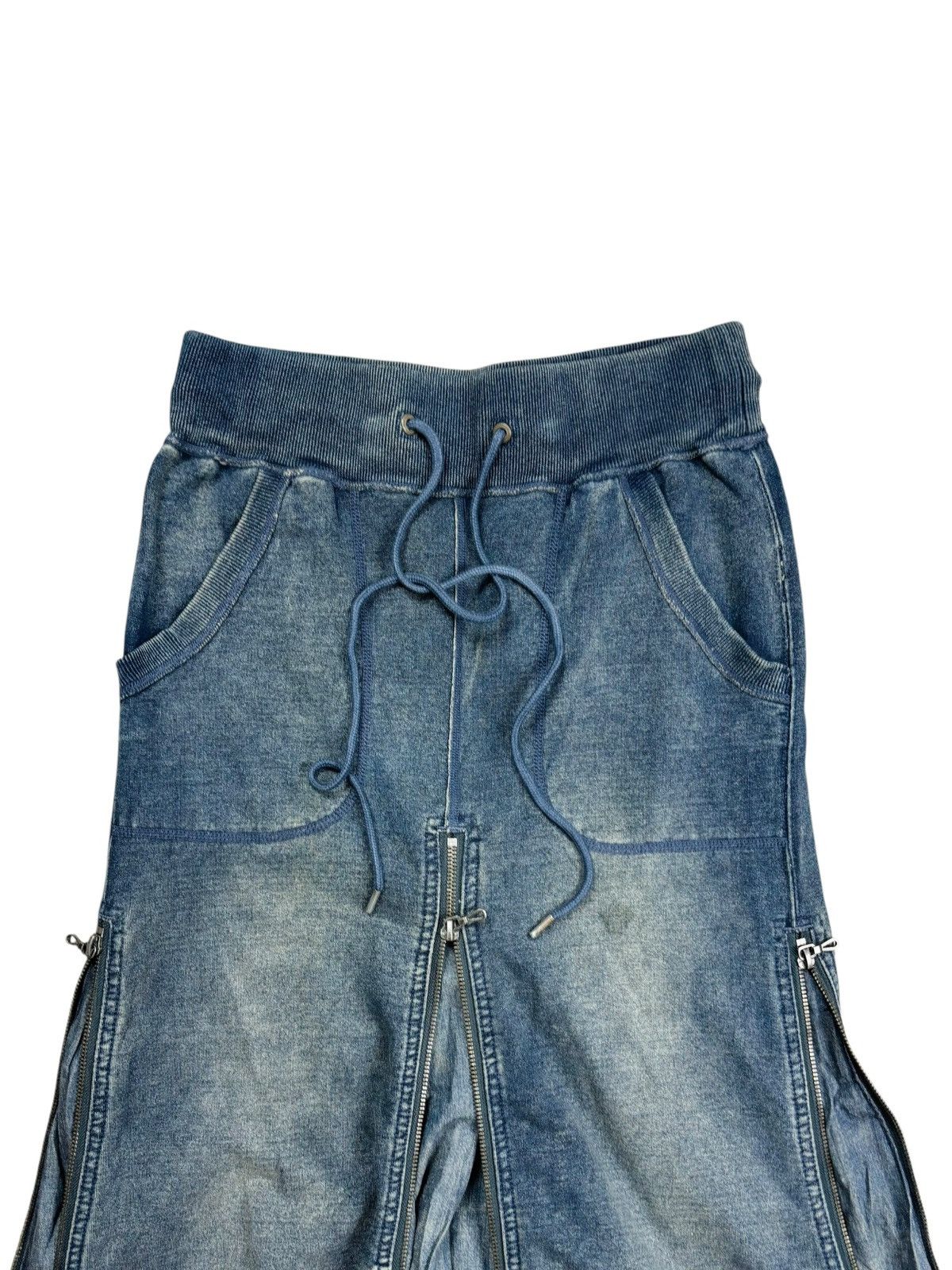 GOA Archive GOA - Maxi Multizips Skirt Denim Size 29" - 9 Thumbnail