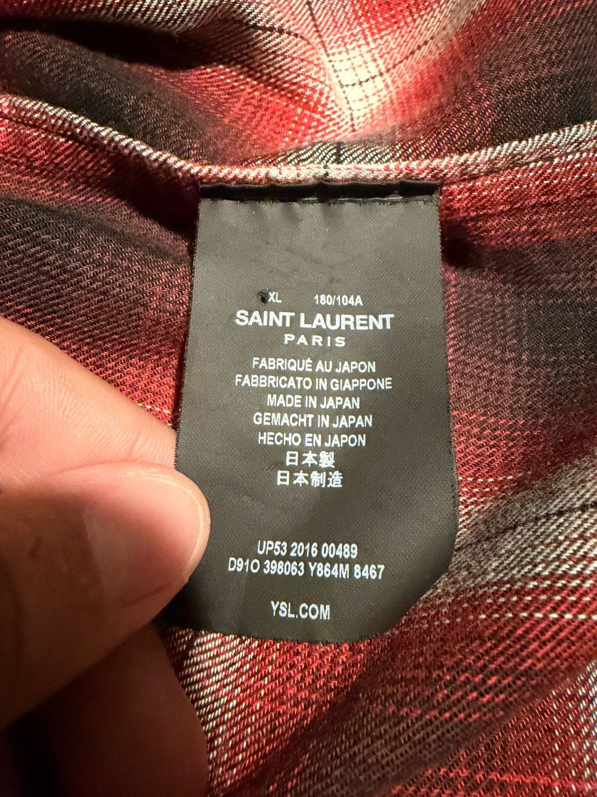 Saint Laurent Paris SLP SS16 “Surf Sound” Flannel Size US XL / EU 56 / 4 - 7 Thumbnail