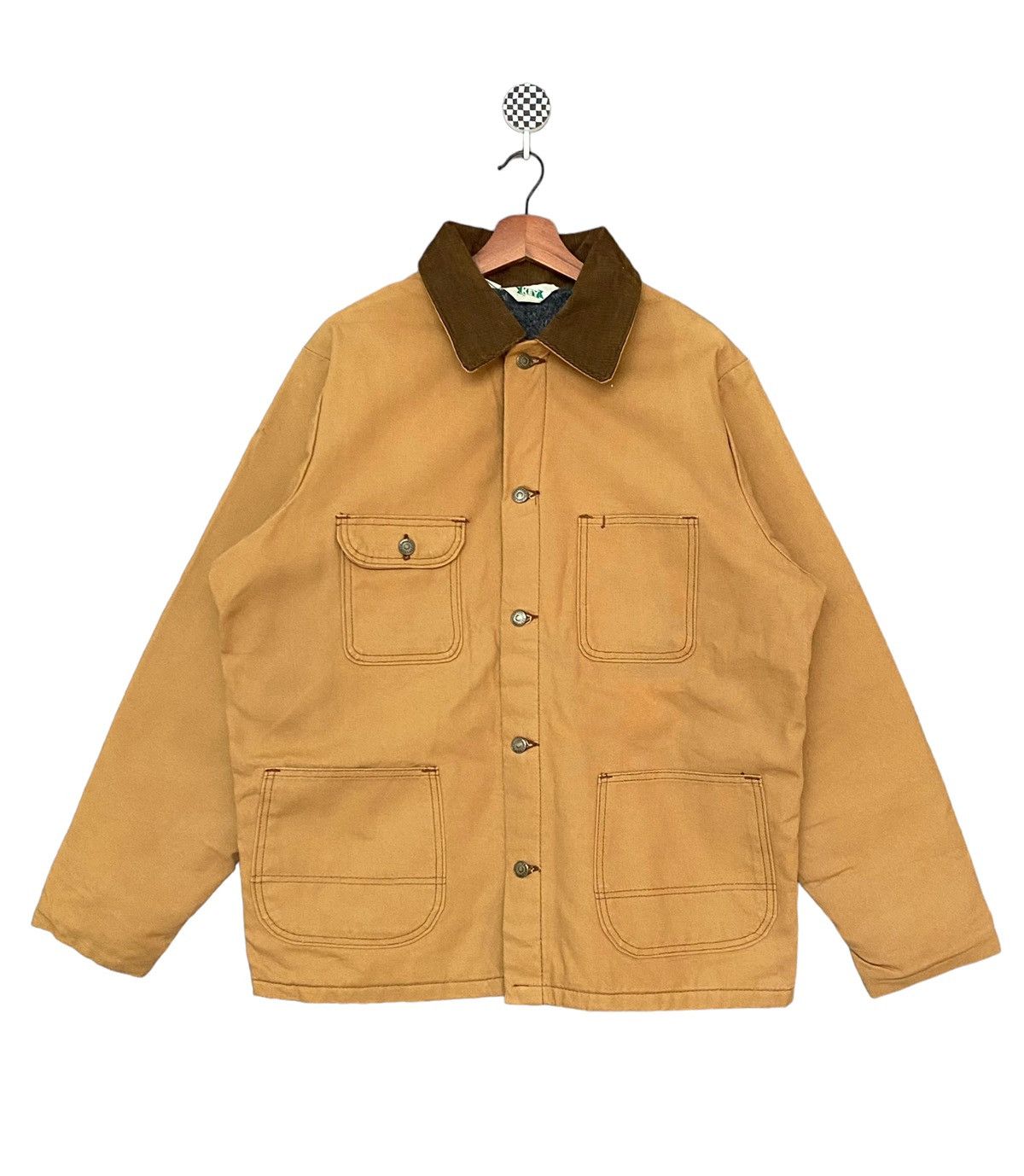 Designer × Vintage Vintage Brand KEY Duck Blanked Lined Chore Jacket 1980s Size US M / EU 48-50 / 2 - 2 Thumbnail