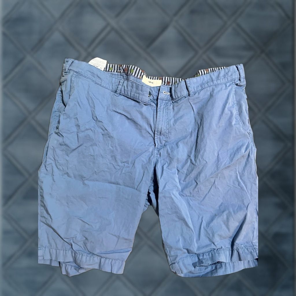 Brixton Brixton Men’s Solid Chino Shorts Size 42 Blue Size US 42 / EU 58 - 1 Thumbnail