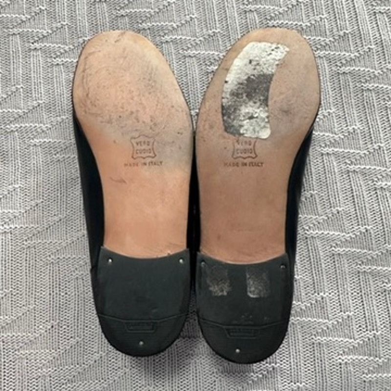 Vintage Vintage Sergio Aloy black Italian leather tassel loafers Size US 10.5 / EU 43-44 - 6 Thumbnail