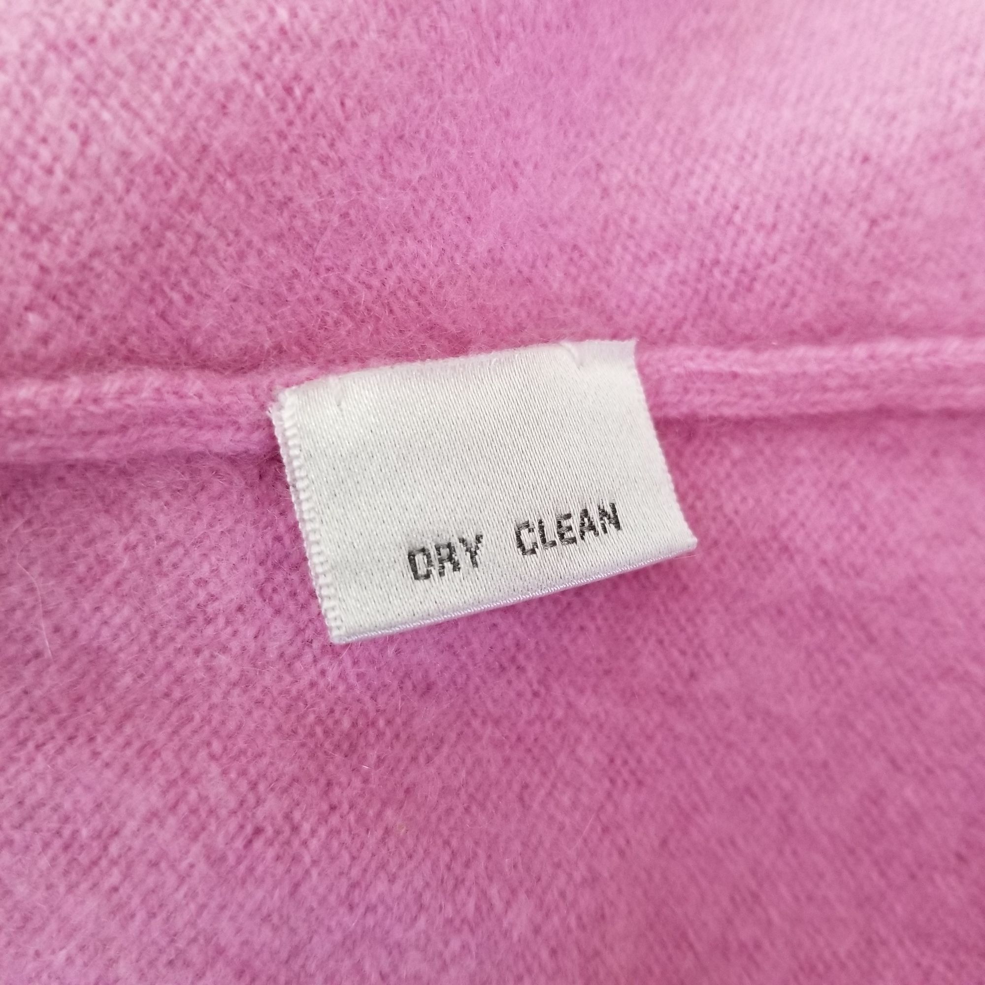 Other Investments M Pullover Pink Sweater Fine Cashmere Knit V Nec Size M / US 6-8 / IT 42-44 - 4 Thumbnail