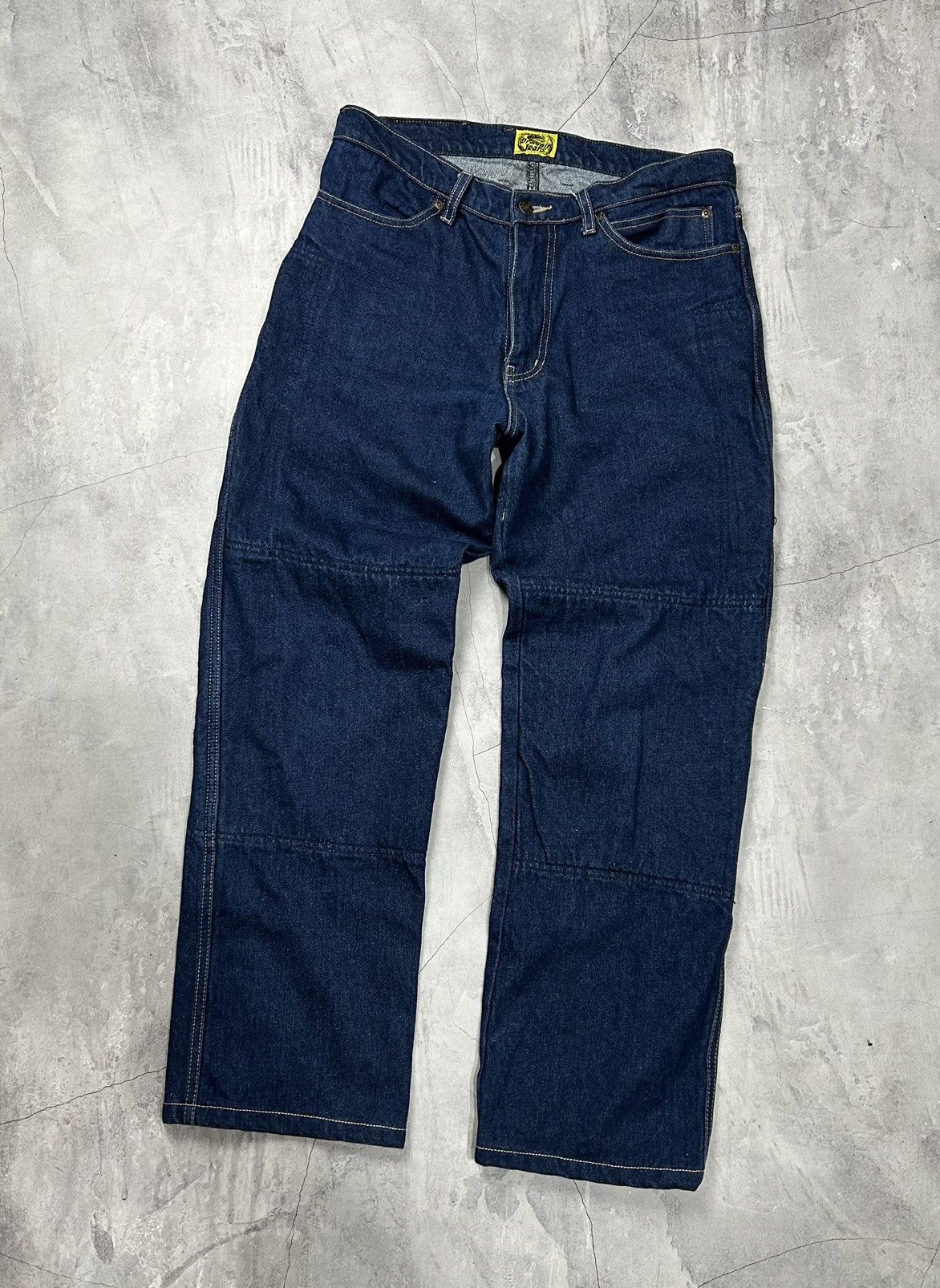 Vintage Vintage Y2k Draggin Jeans Faded Baggy Denim Jeans 00s Size US 34 / EU 50 - 1 Thumbnail
