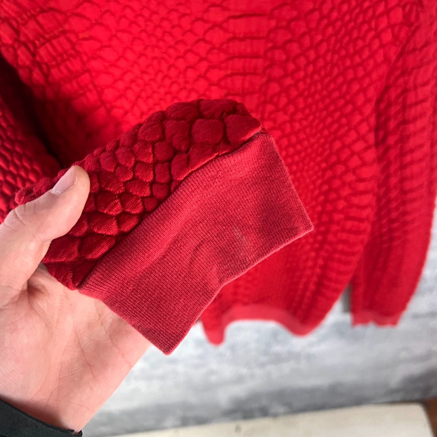 Sandro Sandro Paris Red Sweatshirt Womens Size 2 Pullover Vintage Style Rare Find Size XS / US 0-2 / IT 36-38 - 6 Thumbnail