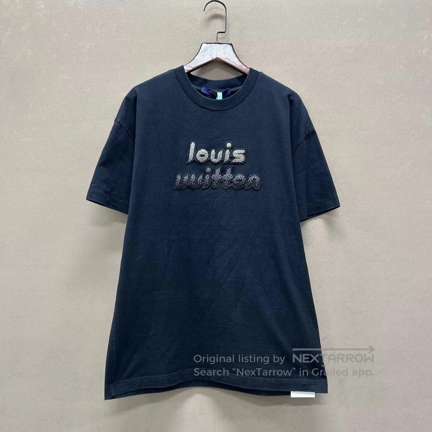 Louis Vuitton Black Short-Sleeve Embellished Shirt XS. Size US XS / EU 42 / 0 - 1 Thumbnail