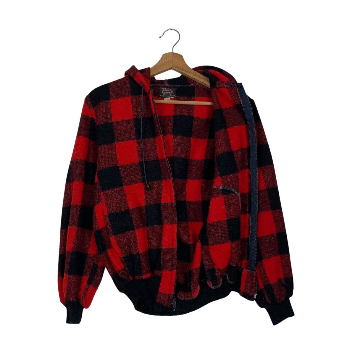 Woolrich Woolen Mills True Vintage 30s Woolrich Tartan Hooded Zipper Jacket Size US S / EU 44-46 / 1 - 10 Thumbnail