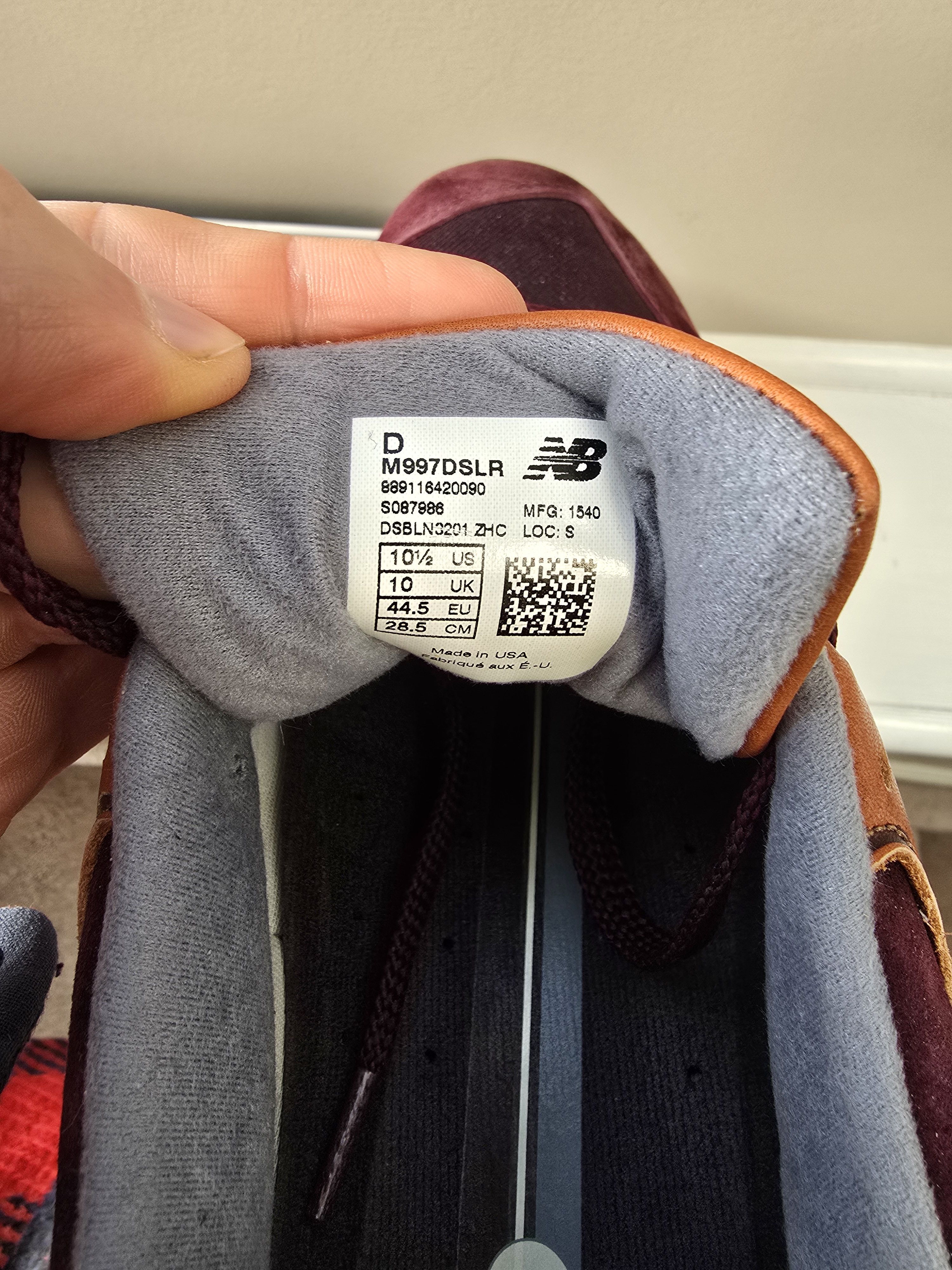 New Balance New Balance - Made In USA 997 - Distinct Retro Ski Size US 10.5 / EU 43-44 - 7 Thumbnail