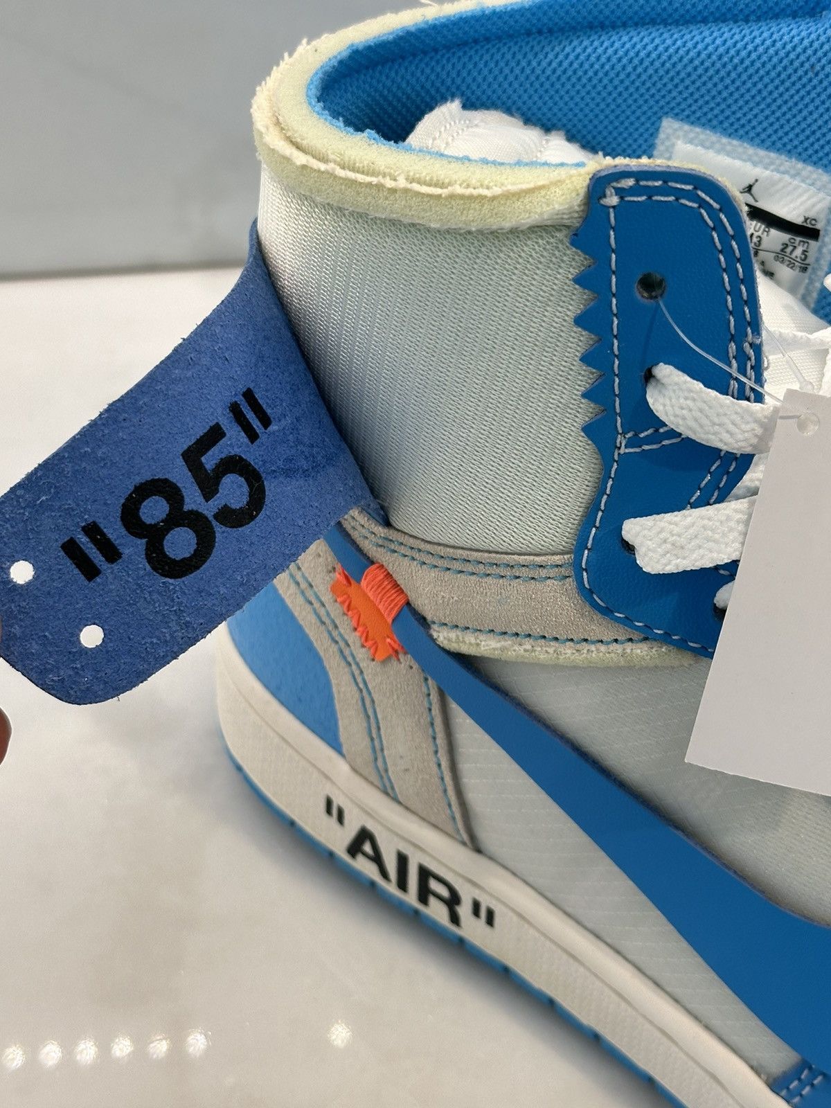 Nike Jordan 1 Off-White University Blue | Grailed