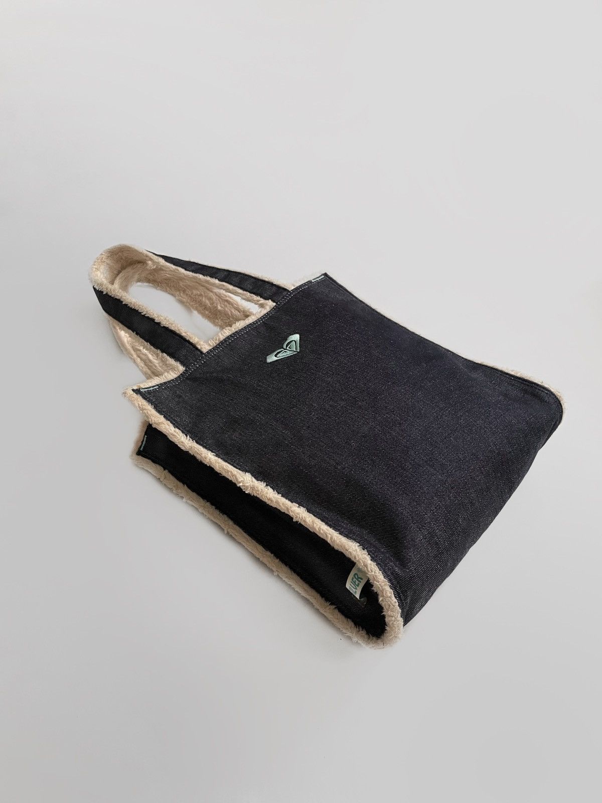 Quiksilver × Vintage Vintage Quiksilver fur/denim shoulder bag 2000s Size ONE SIZE - 3 Thumbnail