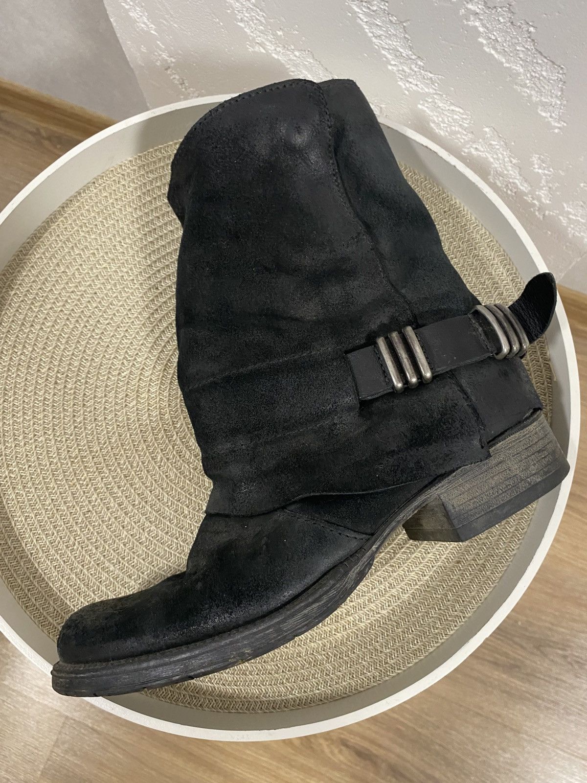 Other Vintage Avantgarde Y2K Grange A.S.98 Style Boho Boots ASH Size US 10 / IT 40 - 3 Thumbnail
