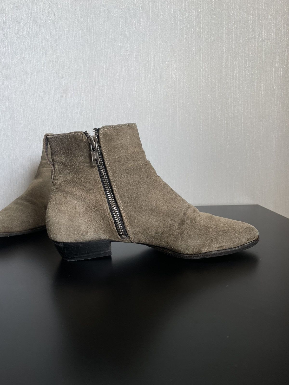 Designer × Isabel Marant × Isabel Marant Etoile Isabel Marant Etoile Lennon Chelsea Zip Boots Suede Sneakers Size US 9 / IT 39 - 10 Thumbnail
