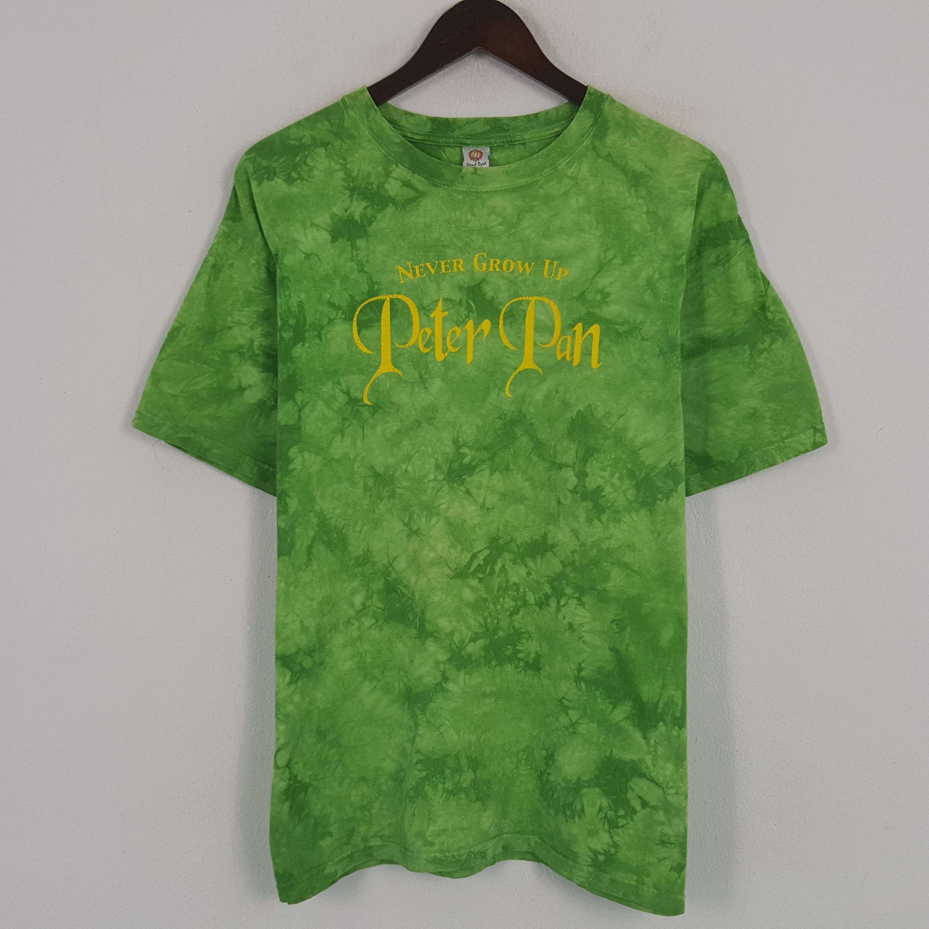 Vintage Vintage Never Grow Up Peter Pan Tshirt Size US XL / EU 56 / 4 - 1 Thumbnail