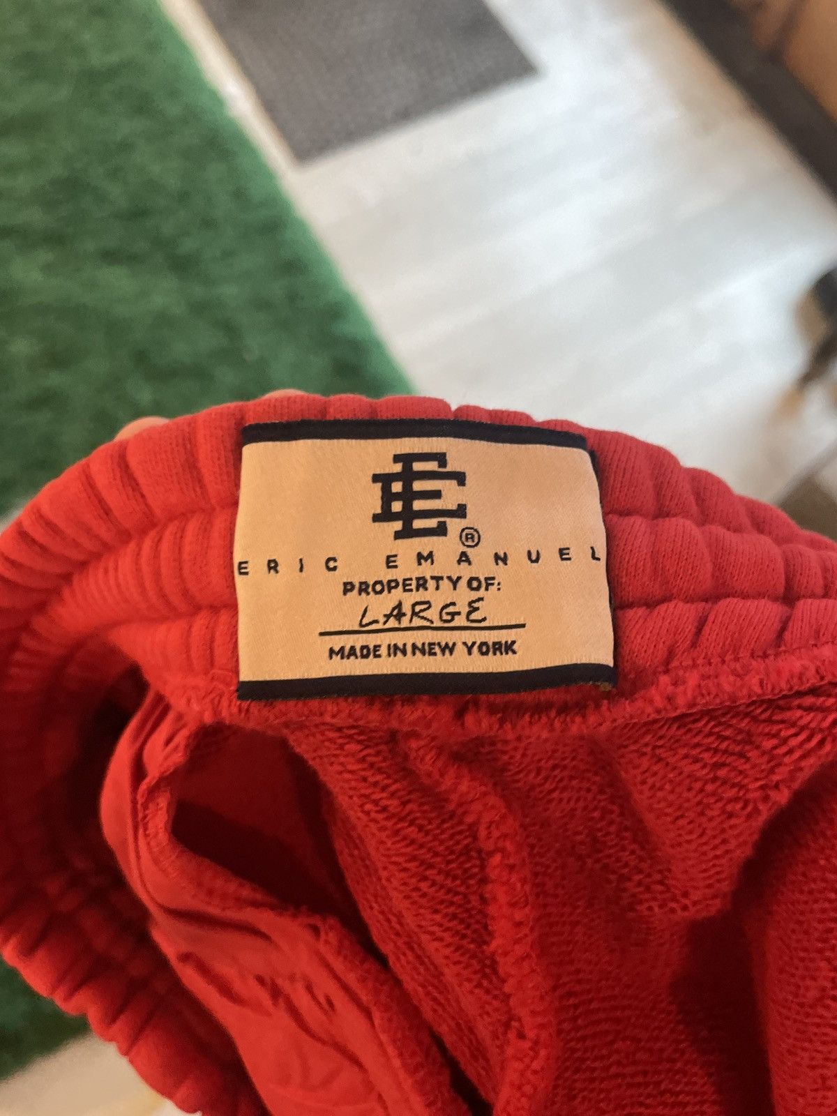 Eric Emanuel Eric Emanuel Red/Yellow Sweatpants L Size US 34 / EU 50 - 3 Thumbnail