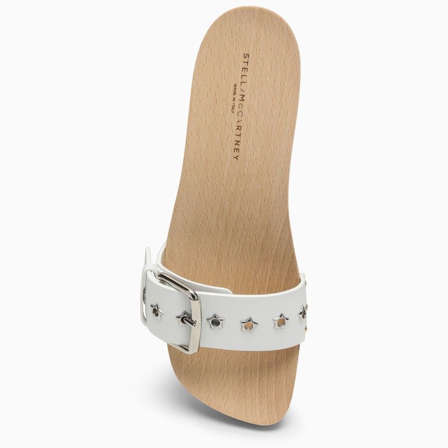 Stella McCartney o1d2blof1024 Mules & Flip-Flops In White Size US 9 / IT 39 - 3 Thumbnail