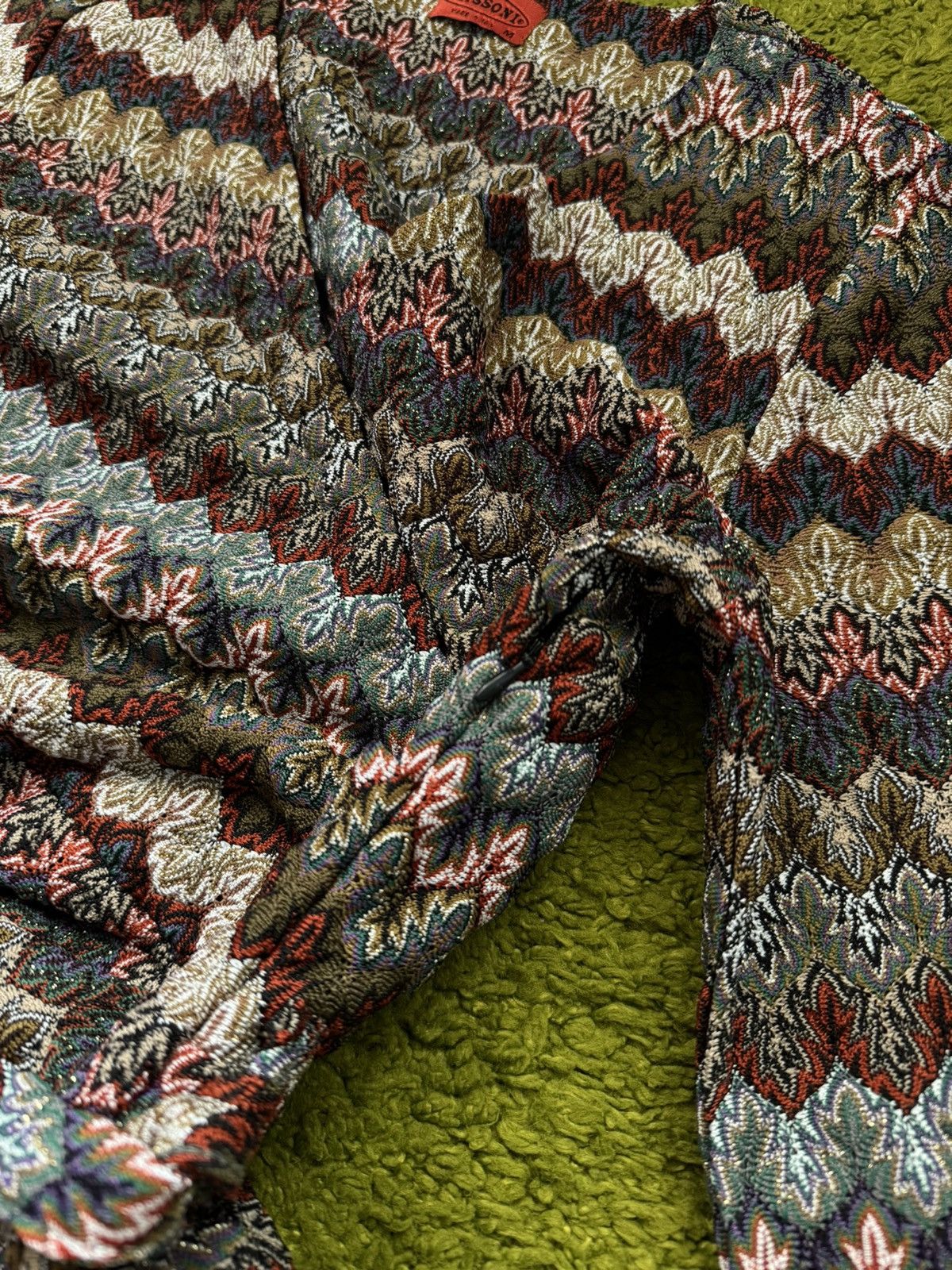 Missoni Missoni 1990s vintage coloured belted knit maxi dress Size M / US 6-8 / IT 42-44 - 5 Thumbnail
