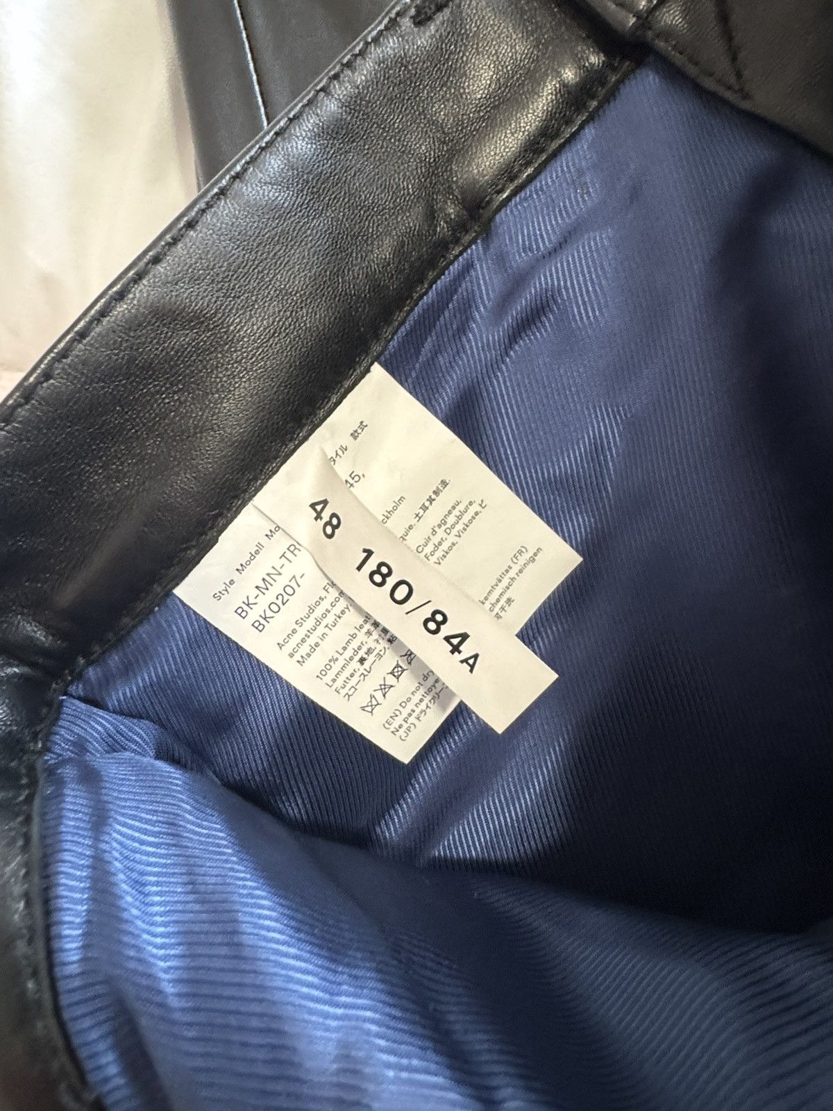 Acne Studios Acne Studios 1996 Leather Pants sz 31 Size US 31 - 4 Thumbnail