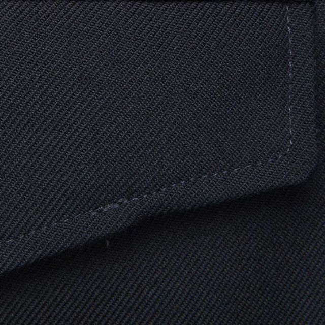 o1loc1c0326 770333 Wool Twill Jogging Pants in Dark Blue