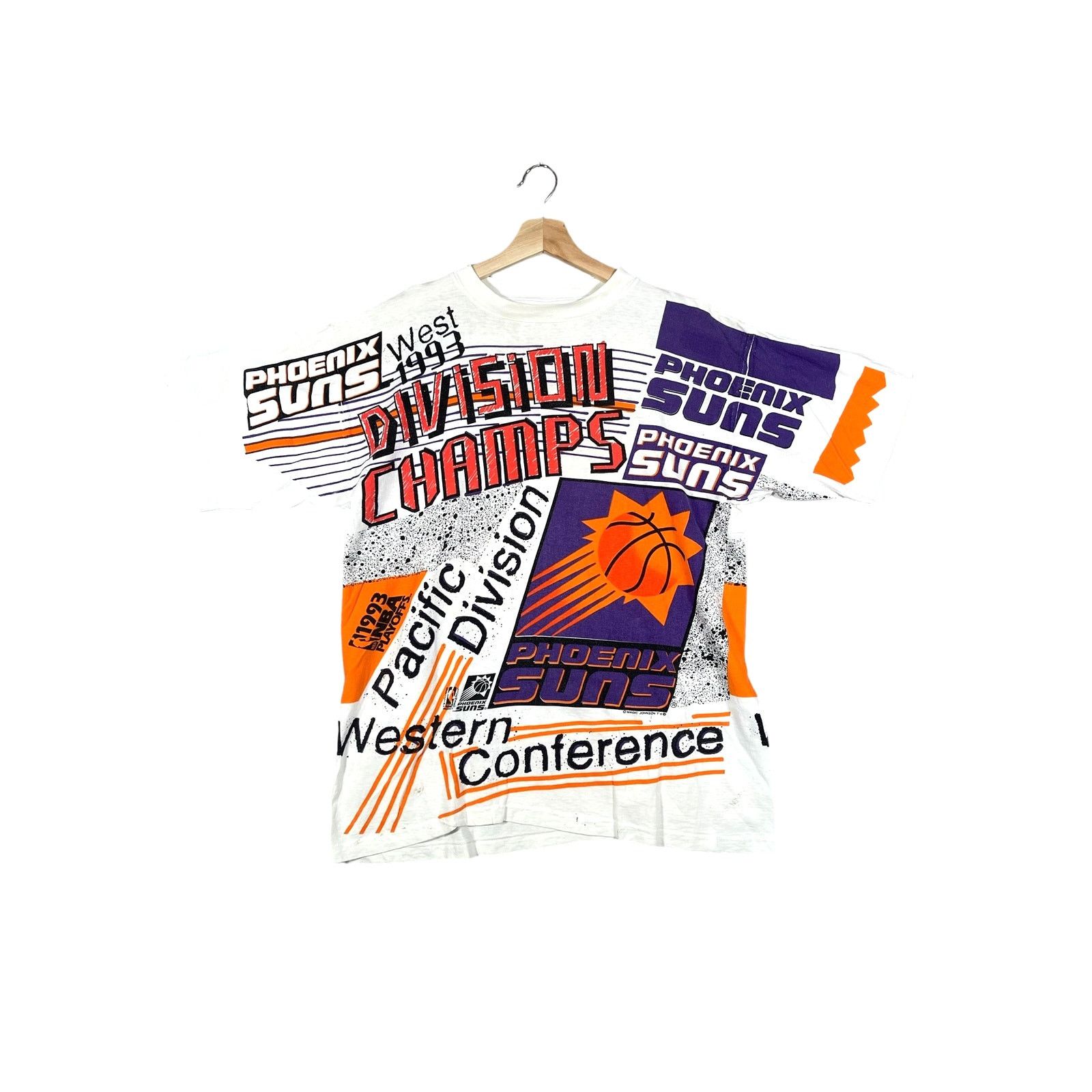NBA × Vintage Vintage 1993 Ritz Phoenix Suns NBA All Over Print Tee Size US L / EU 52-54 / 3 - 1 Thumbnail