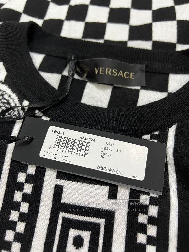 Other Versace Checkerboard back pattern Medusa knit Size US L / EU 52-54 / 3 - 5 Thumbnail