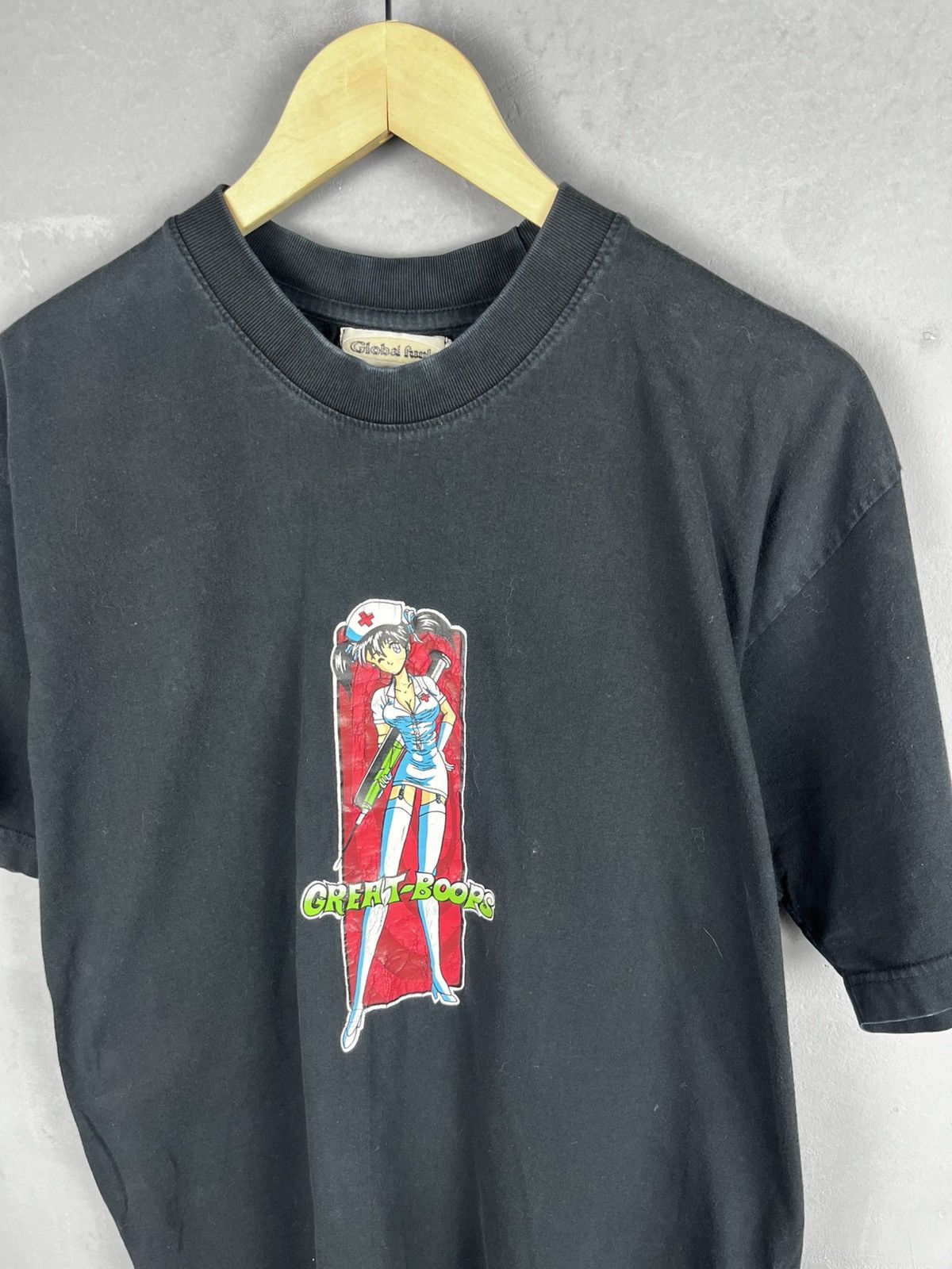 Vintage Global Funk Hook-Ups style t shirt Size US L / EU 52-54 / 3 - 3 Thumbnail