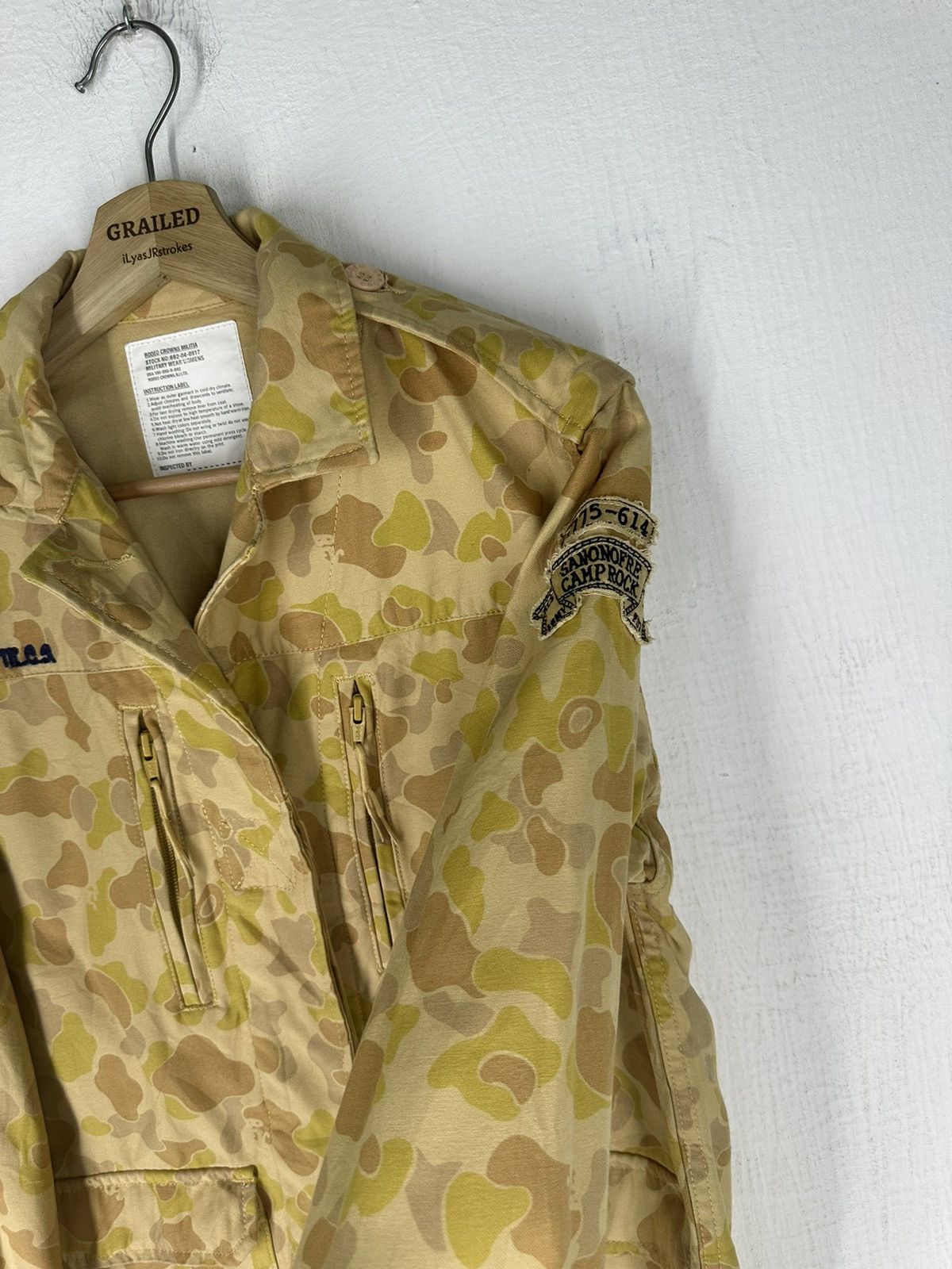 If Six Was Nine × Japanese Brand Vintage Camo Rodeo Crowns Girl Camp Rock 2004 Denim Jacket Size US M / EU 48-50 / 2 - 9 Thumbnail
