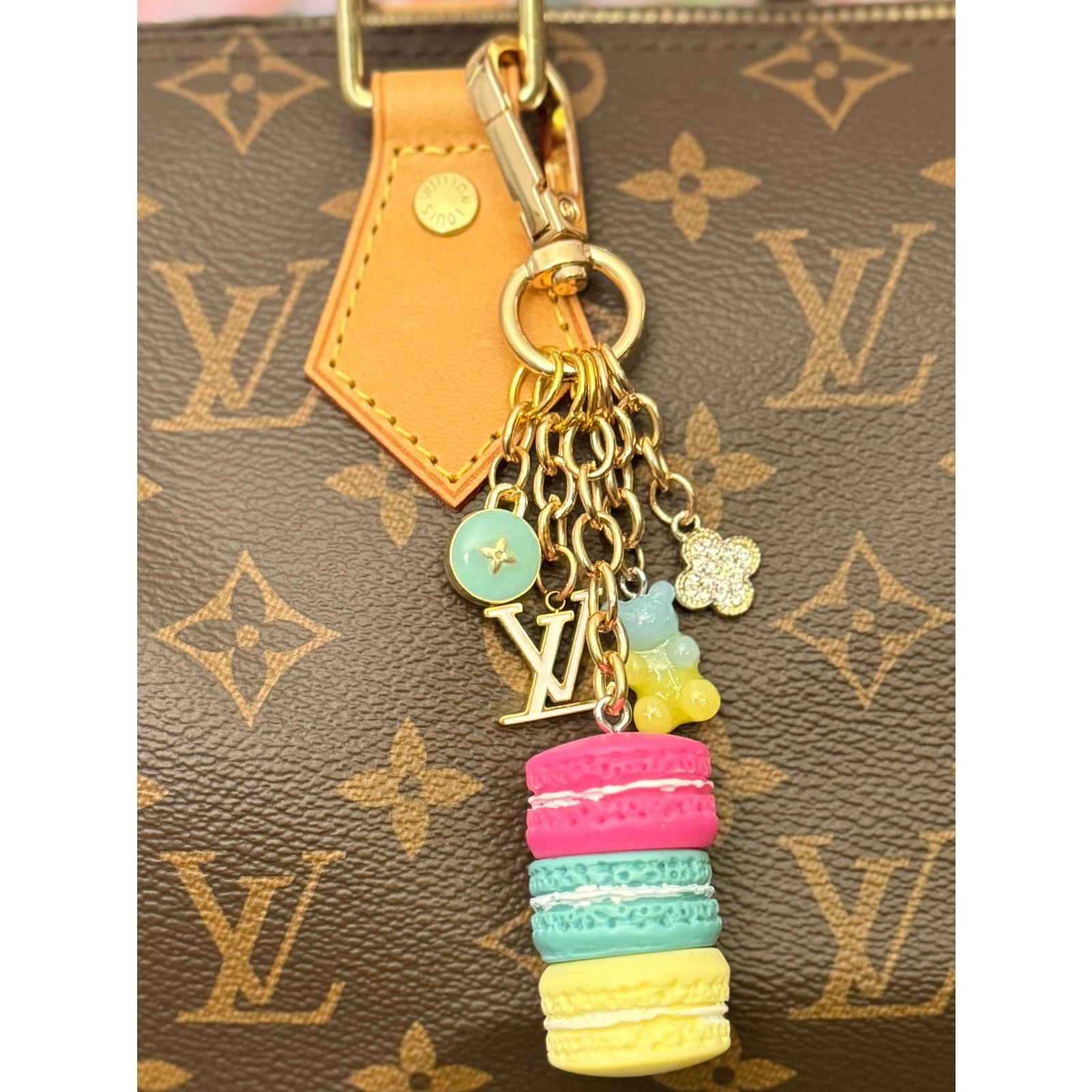 Handmade Adorable Handmade Designer Bag Purse Charm Keychain Size ONE SIZE - 3 Thumbnail