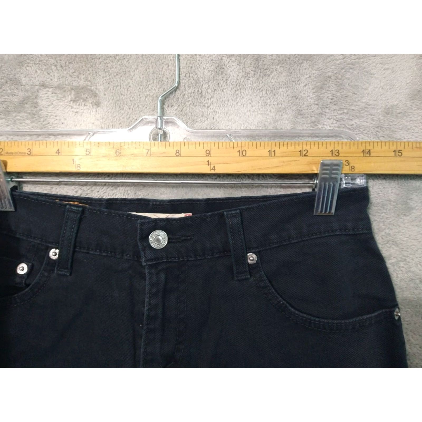 Levi's VINTAGE Levi's 550 Jeans Women's 6 Short Black Denim Relaxed Bootcut Western Cowgirl Y2K Mens? No, Women. Size 28" / US 6 / IT 42 - 3 Thumbnail