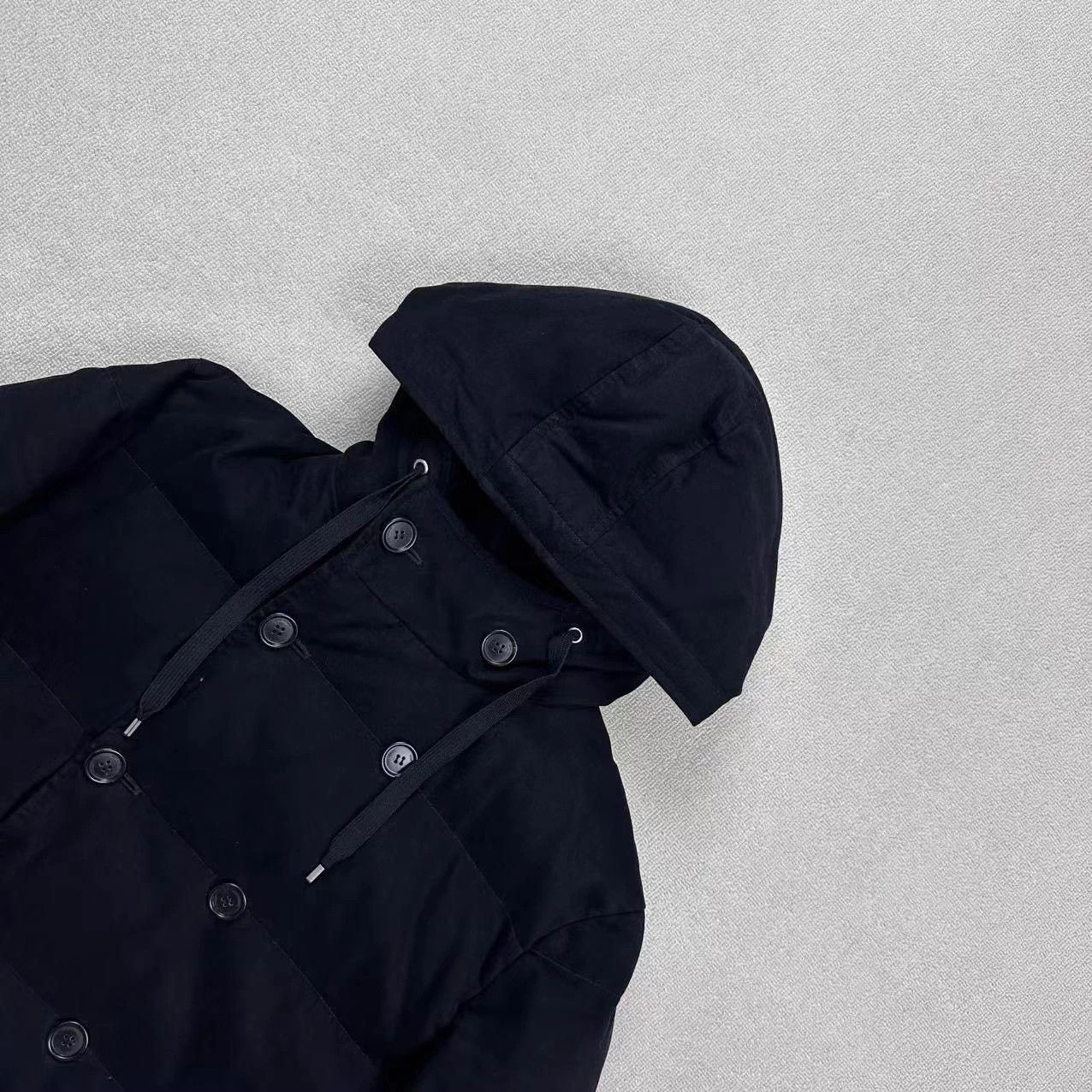 Dior DIOR Corduroy Double-Breasted Hooded Down Coat 52 G Cond Size US L / EU 52-54 / 3 - 3 Thumbnail