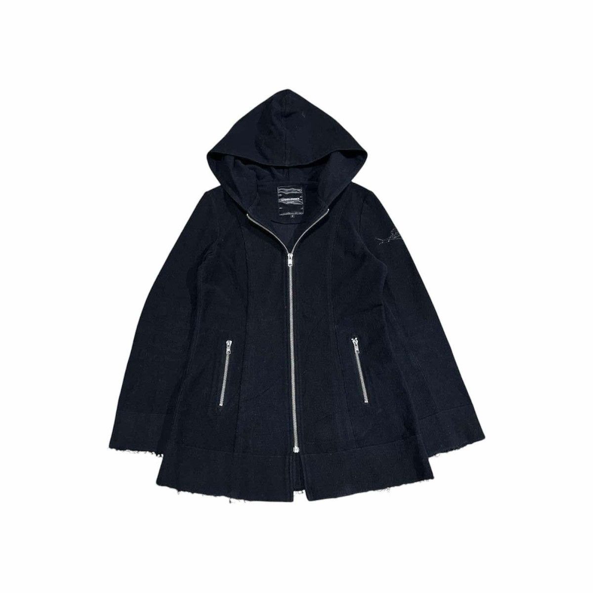 If Six Was Nine × Japanese Brand × Le Grande Bleu (L.G.B.) 🔥Y2K Archived Royal Order Frayed Zip Up Hoodie GothPunk Size US M / EU 48-50 / 2 - 3 Thumbnail