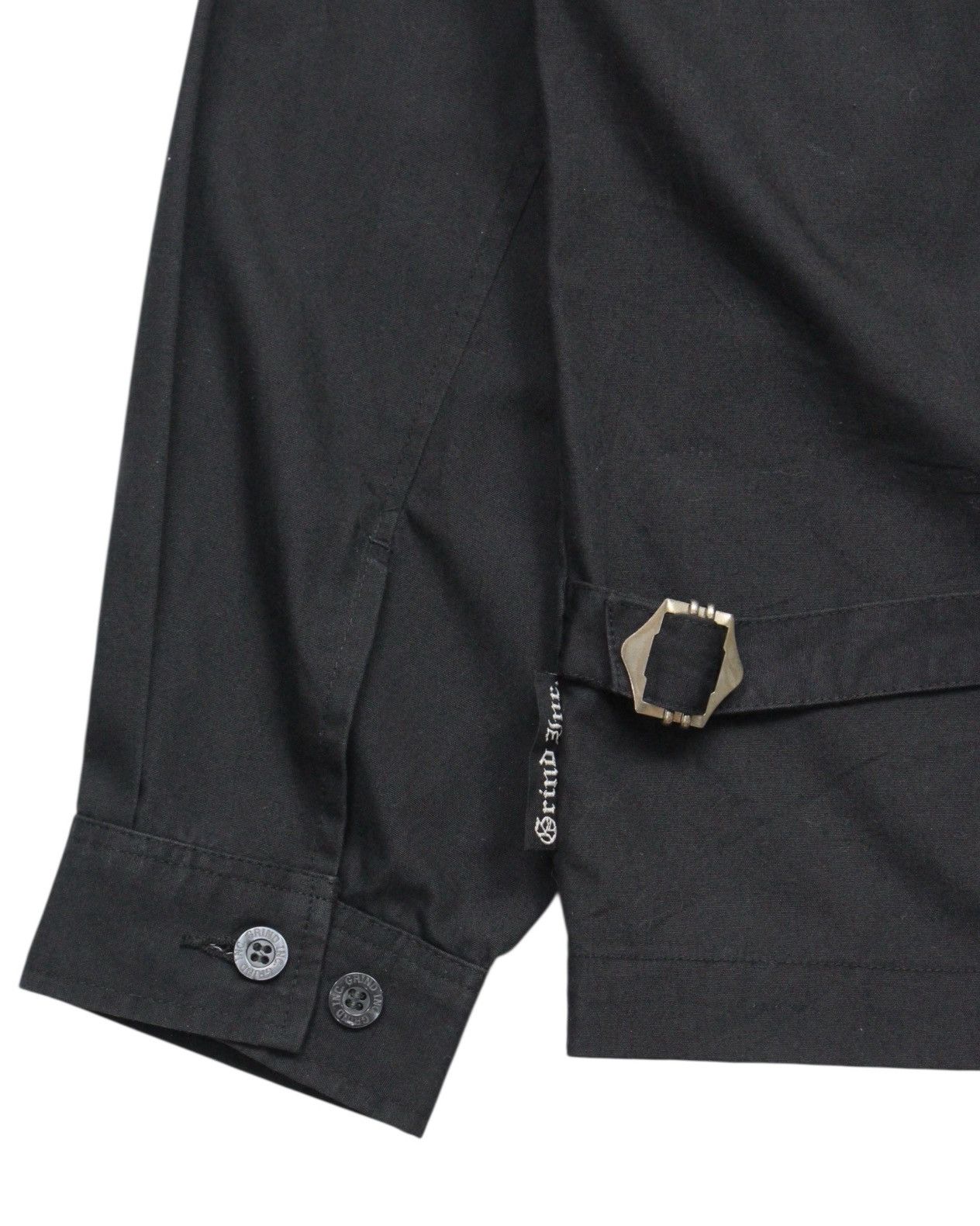 Vintage 2000S GRIND INC JAPAN VINTAGE BLACK WORK ZIP JACKET Size US L / EU 52-54 / 3 - 6 Thumbnail