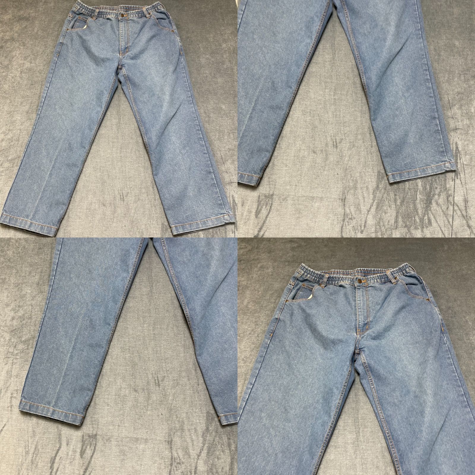 Haband Haband Casual Joe Jeans Mens 36x27 Blue Denim Medium Wash Casual Straight Leg Jeans Size US 36 / EU 52 - 8 Thumbnail