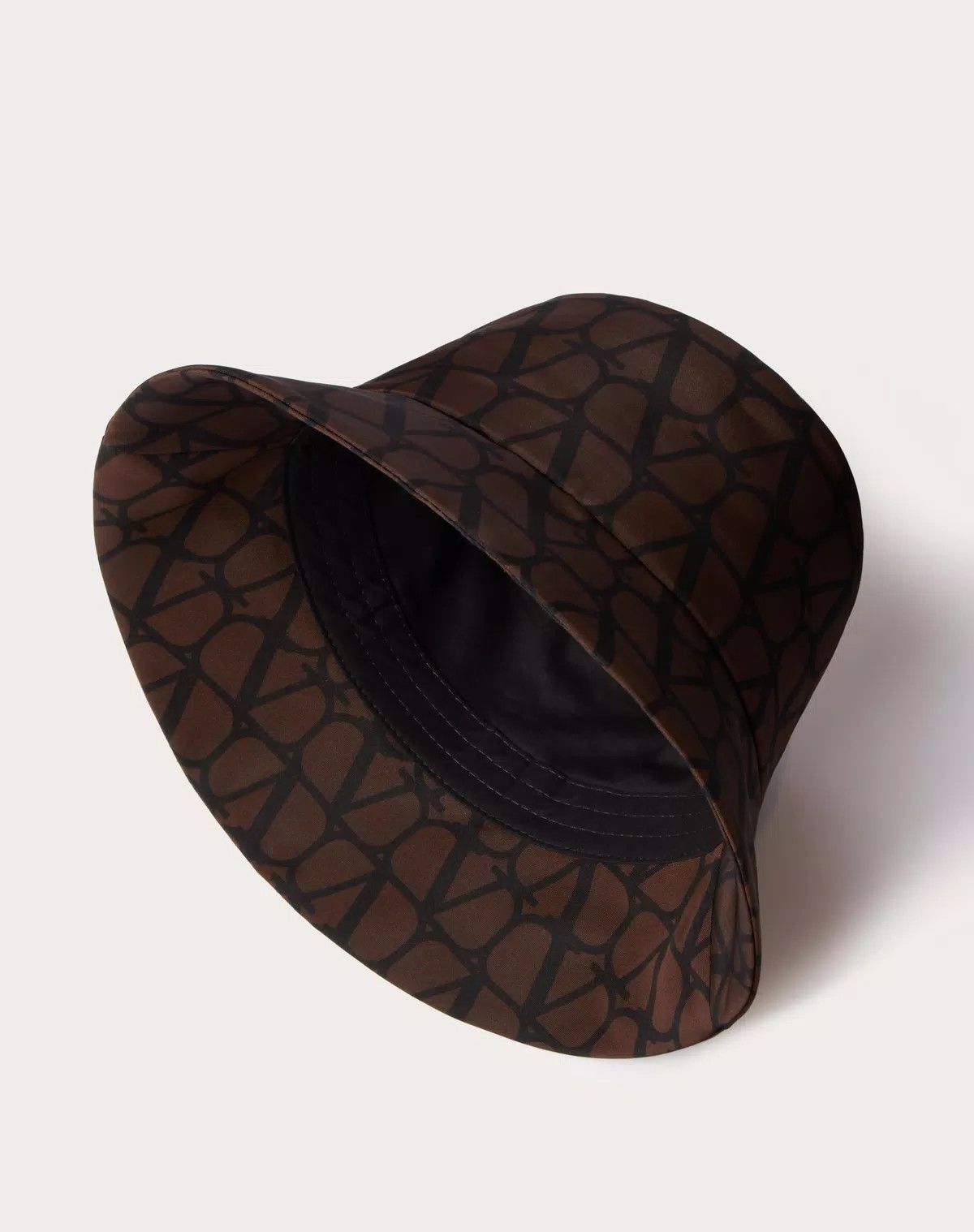 Valentino oc11z0725 Size:59/ Iconographe Bucket Hat in Brown/Black Size ONE SIZE - 3 Thumbnail