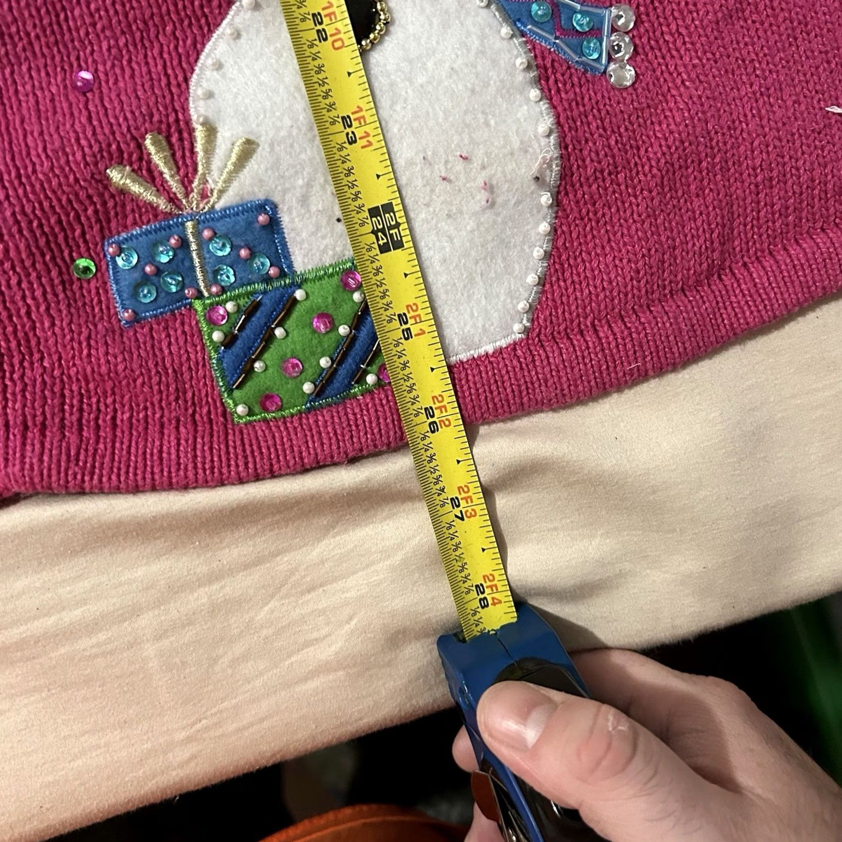 Vintage VINTAGE Heirloom Collectibles Pink Christmas Full Zip Sweater 2XL Women Cardigan 2XL Pink Christmas Size XXL / US 16-18 / IT 52-54 - 4 Thumbnail