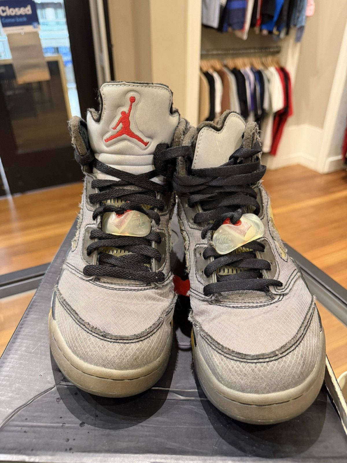 Jordan Brand × Off-White Off-white x Jordan 5 Retro “Off White Muslin” Size US 9 / EU 42 - 5 Thumbnail