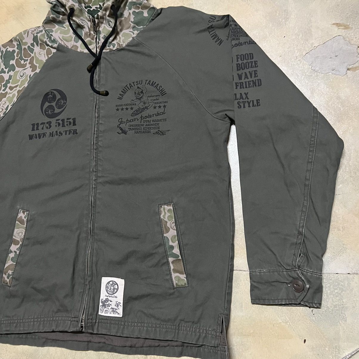 Japanese Brand × Vintage Japanese Brand Duck Camo Hoodie Jacket Big Logo Size US L / EU 52-54 / 3 - 3 Thumbnail