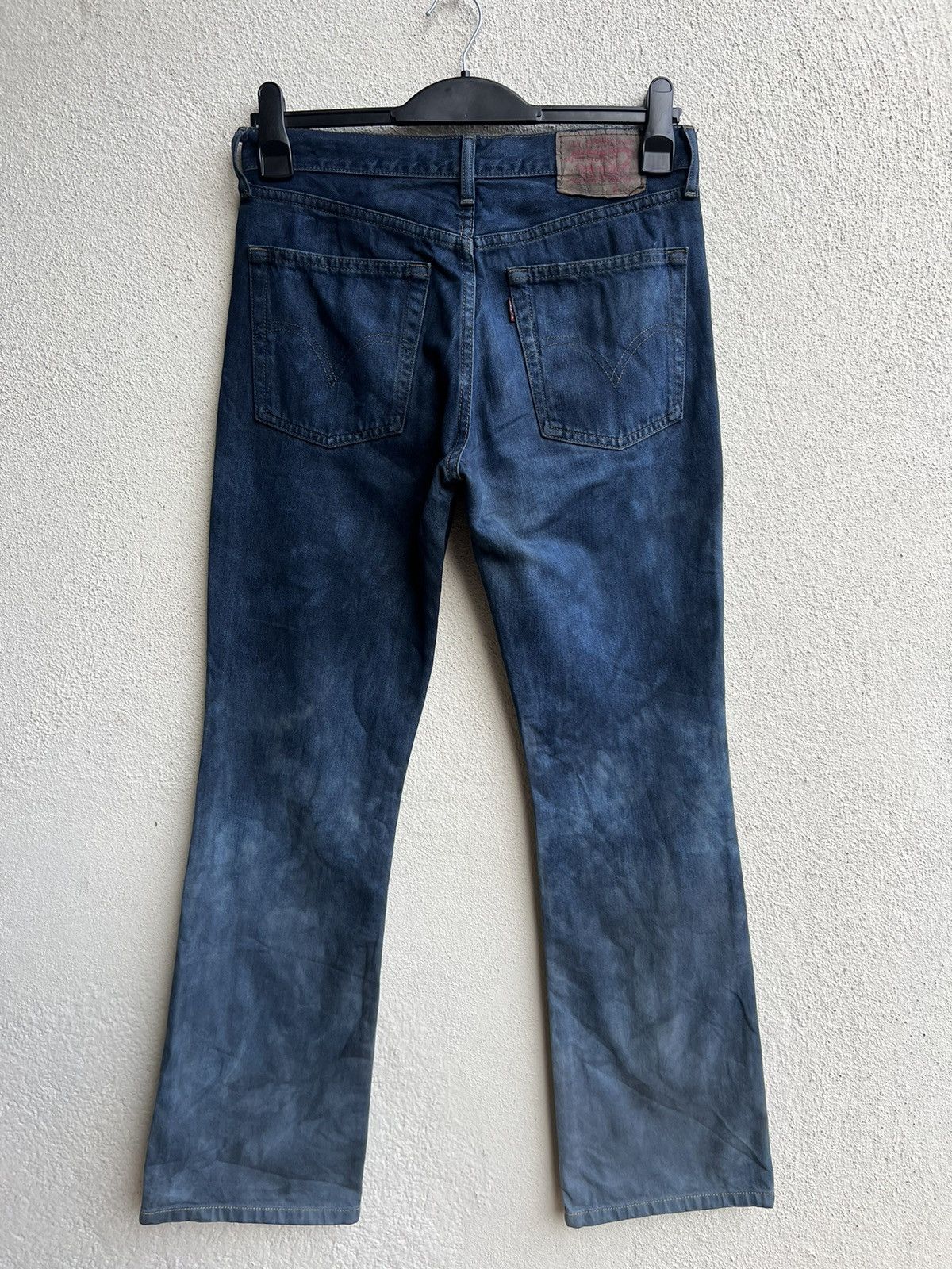Levi's Vintage 2007 Levi’s 517 Bleached Waxed Denim Bootcut Jeans Size US 30 / EU 46 - 14 Thumbnail