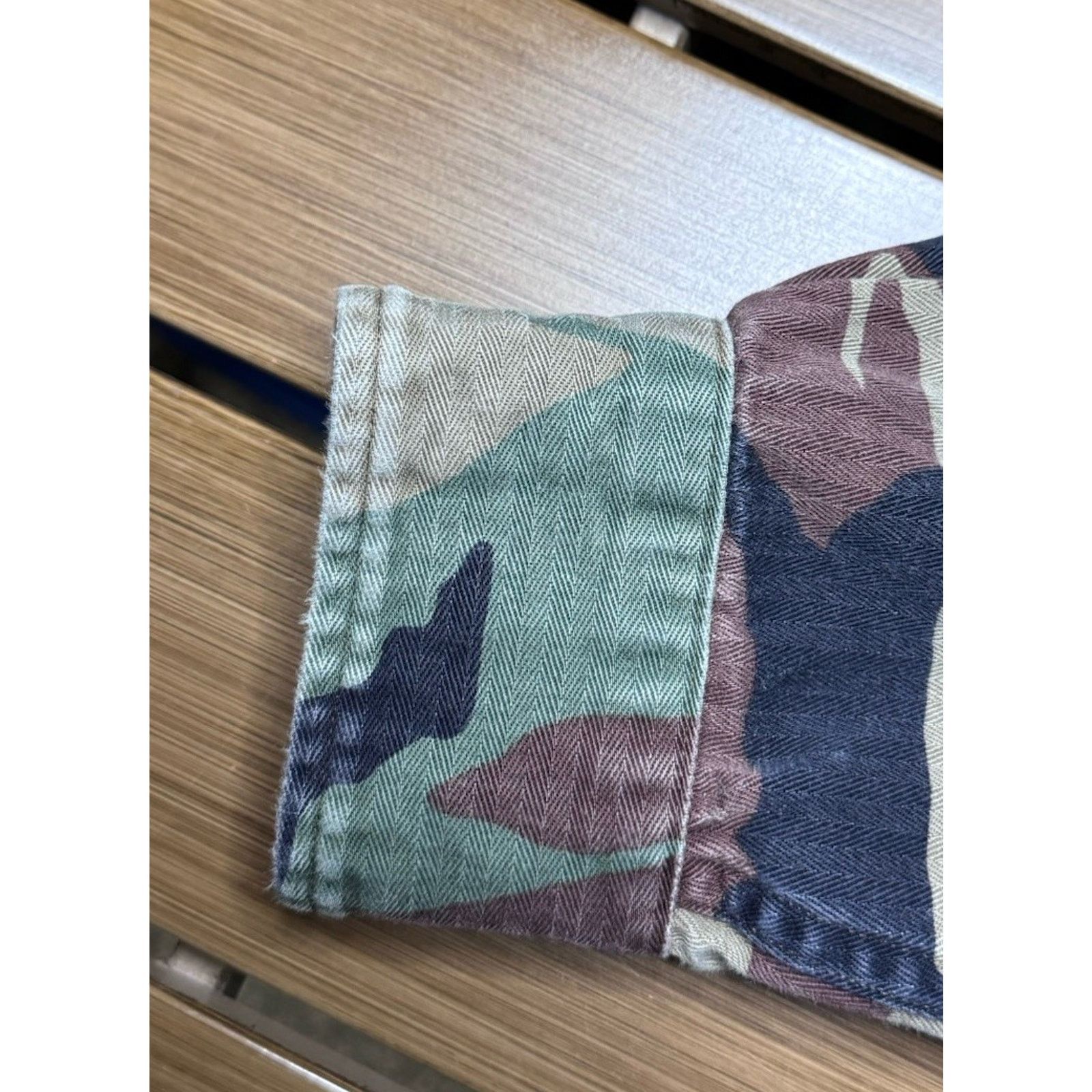 Polo Ralph Lauren Small Polo Ralph Lauren Camo Shirt Epaulettes Pleated Size US S / EU 44-46 / 1 - 4 Thumbnail