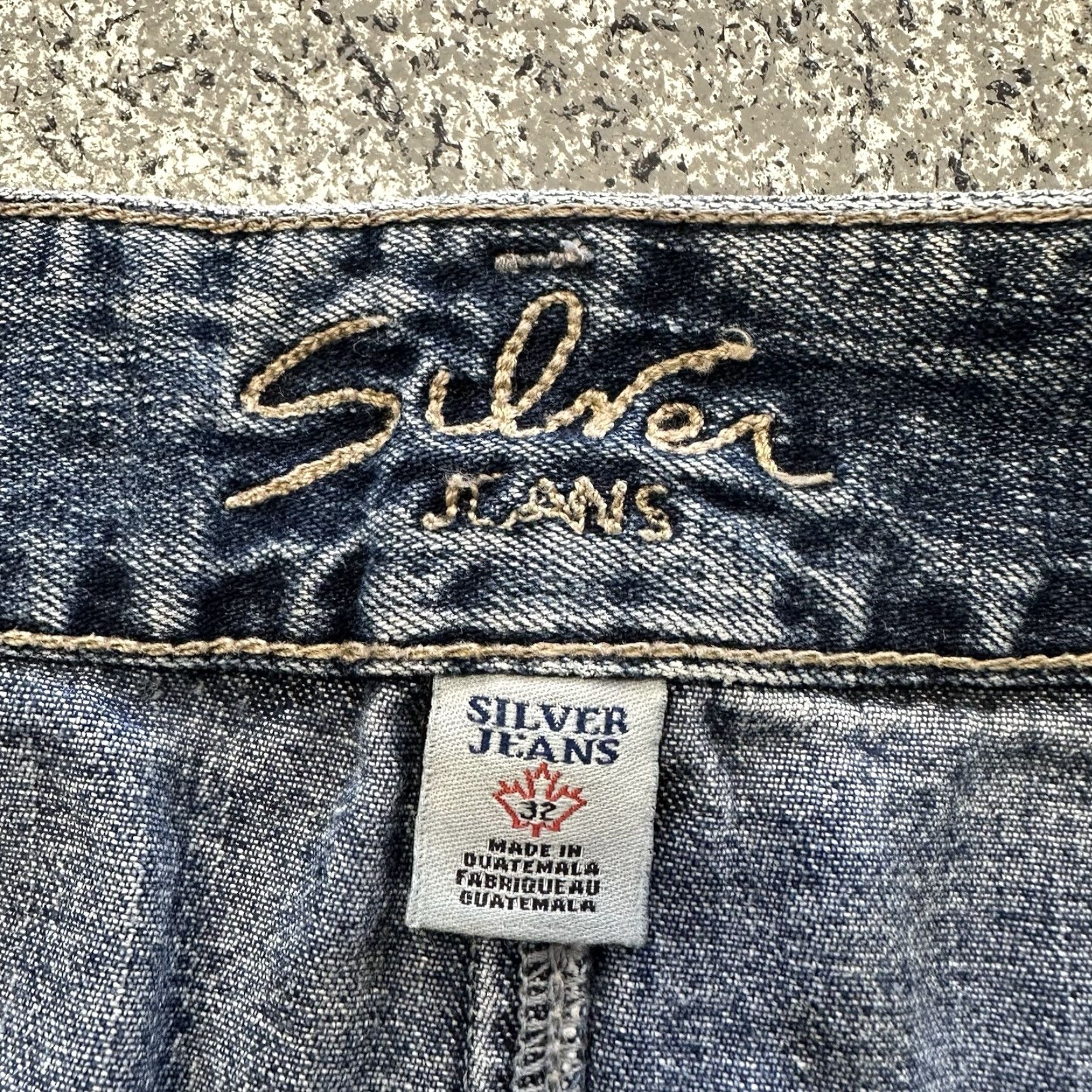 Silver Jeans Co. VINTAGE Silver Jeans Skirt Womens 32 Blue Midi Denim Cotton Solid Zip Casual 90s 2000s Mens Women Girls Size 24" / US 00 / IT 34 - 2 Thumbnail