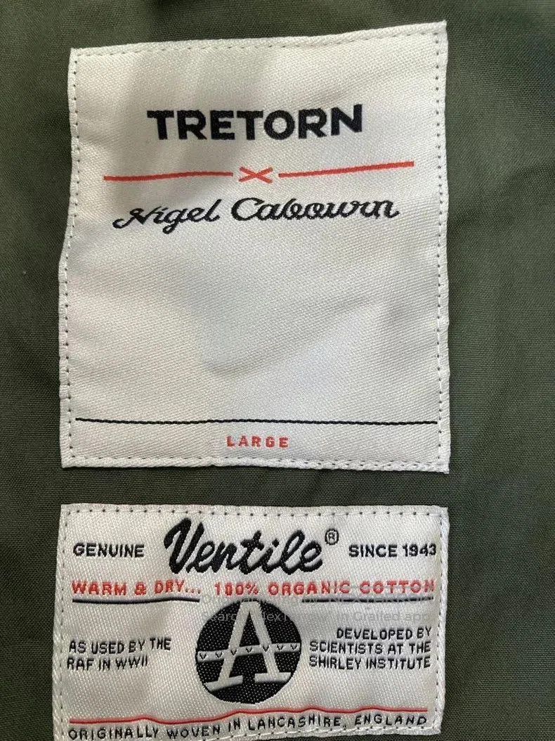 Nigel Cabourn Treton x Nigel Cabourn Sarek Jacket. Size US L / EU 52-54 / 3 - 4 Thumbnail