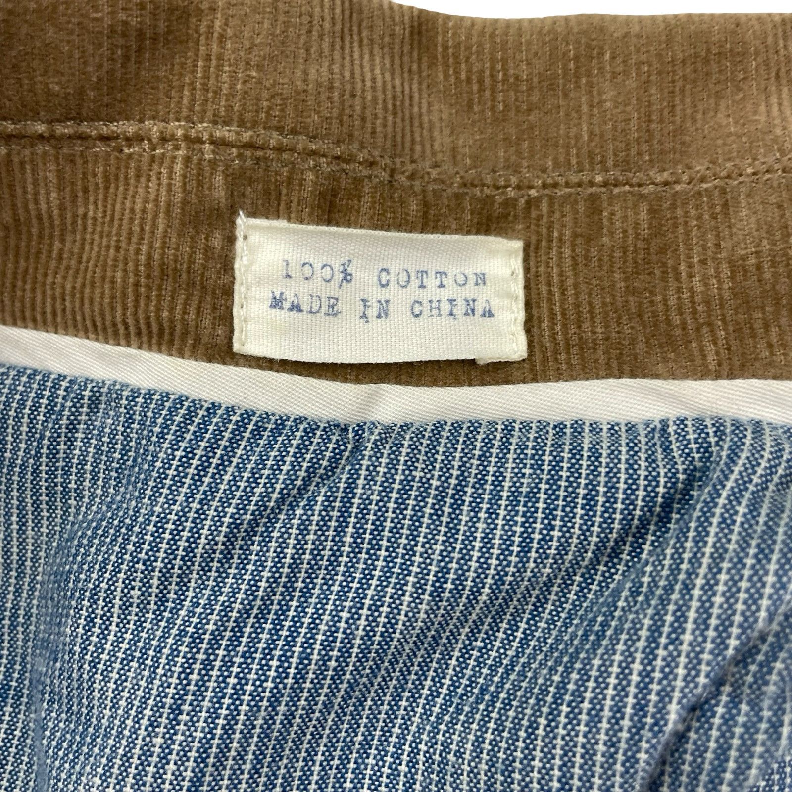J.Crew J.Crew Men's 100% Cotton Corduroy 2-Button Blazer Khaki/Tan Size US L / EU 52-54 / 3 - 5 Thumbnail