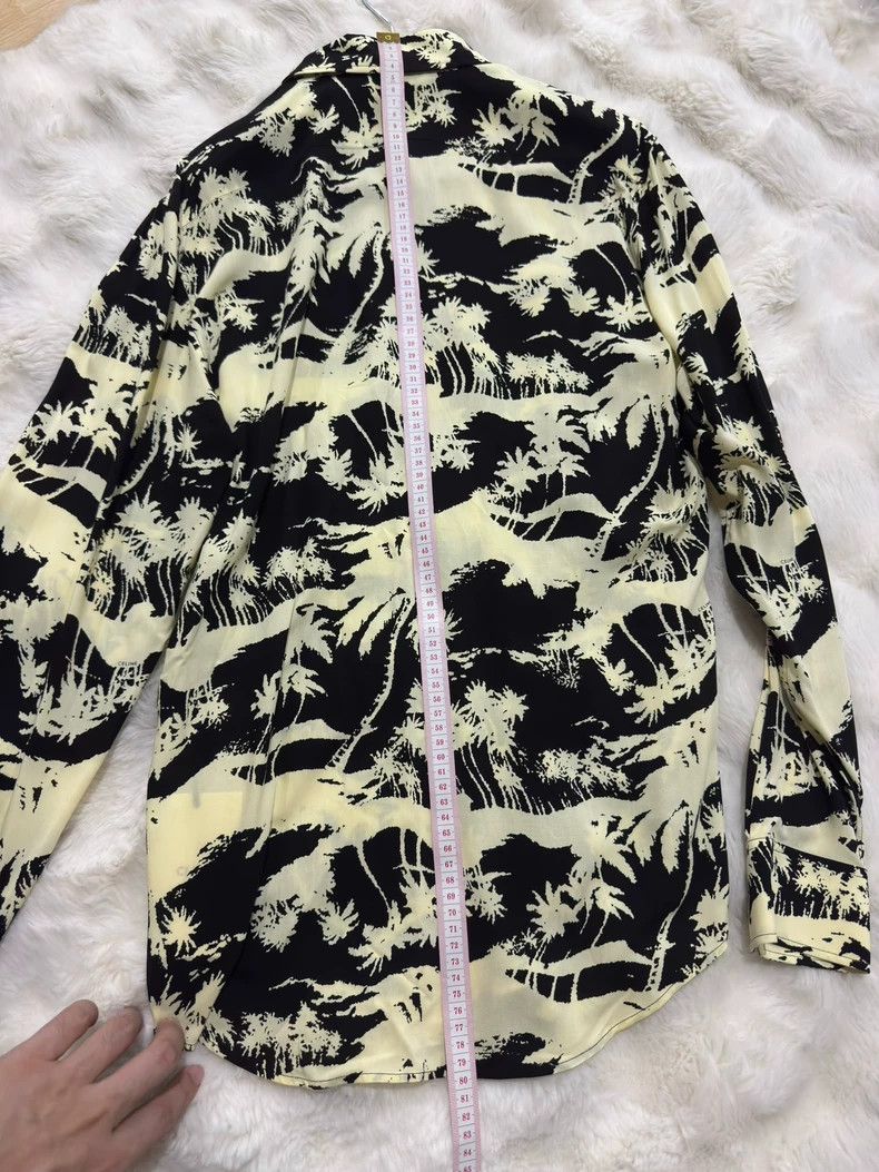 Celine Celine size 38 Coconut logo shirt Size US M / EU 48-50 / 2 - 9 Thumbnail